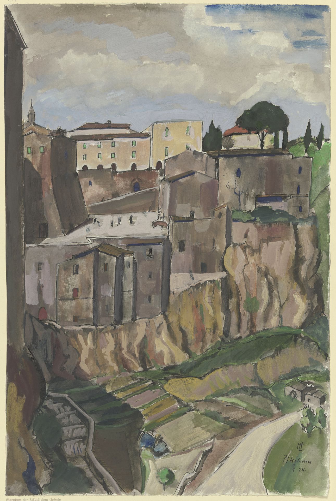 Pitigliano by Hermann Lismann