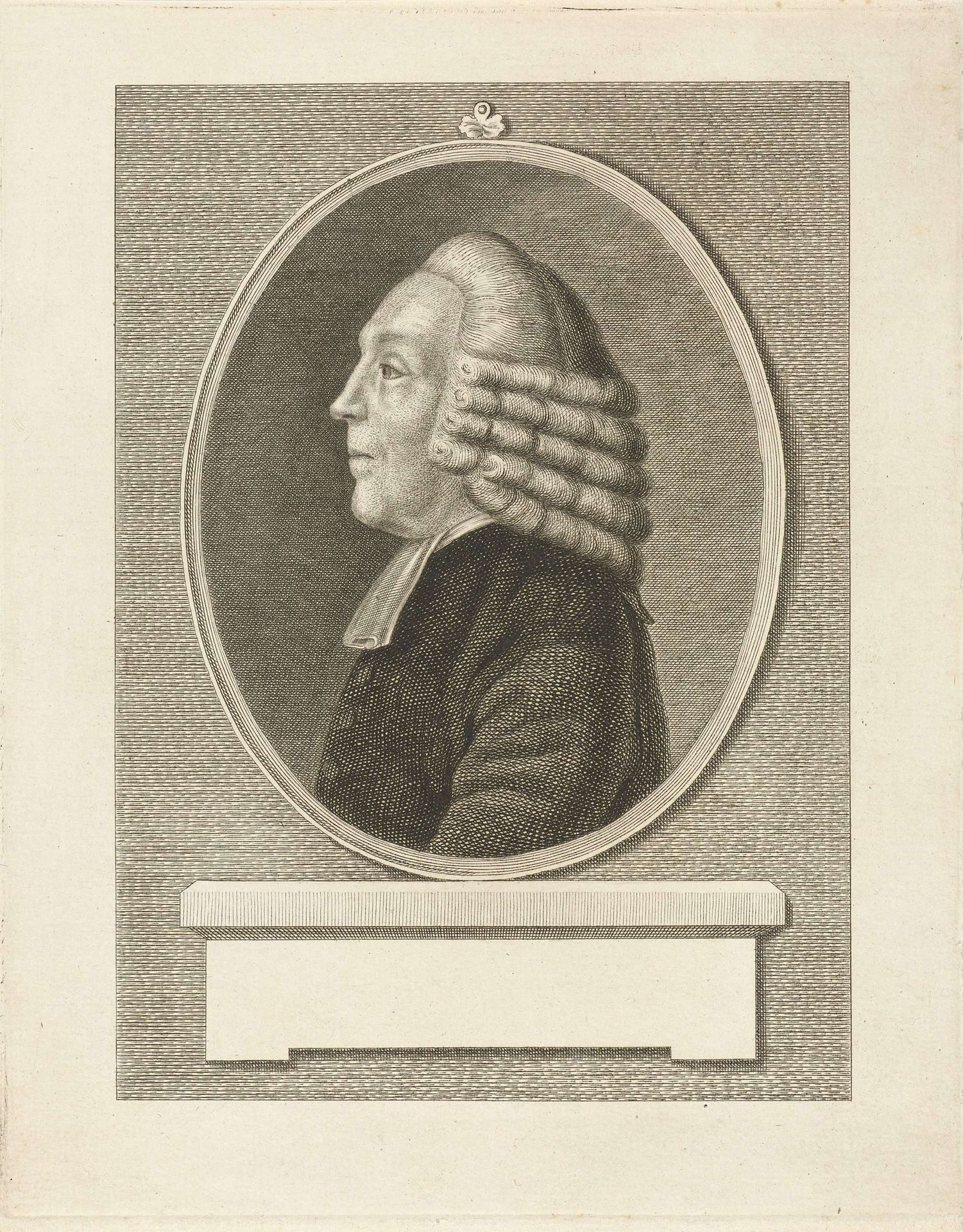 Portret van Henricus Hoogeveen by Pieter de Mare