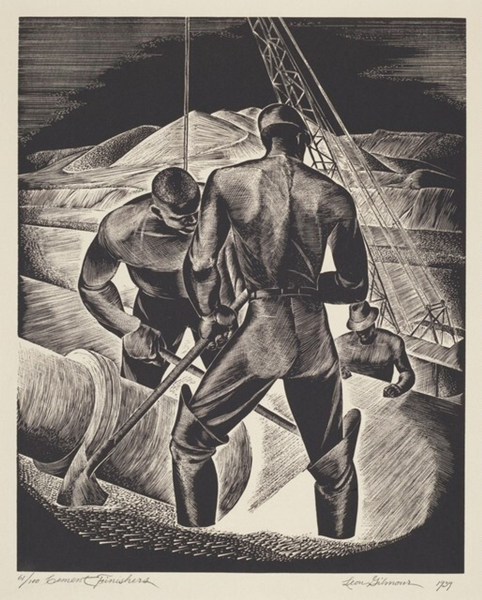 Cement Finishers by Leon Gilmour