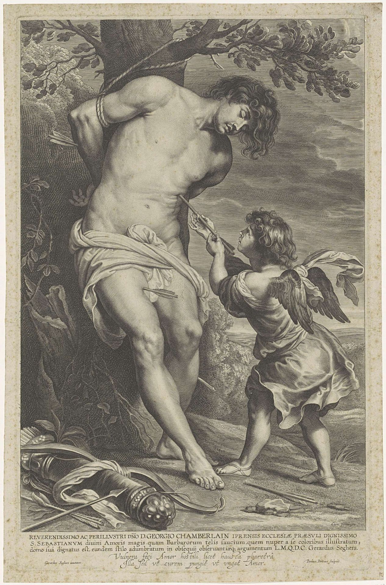 H. Sebastiaan by Paulus Pontius