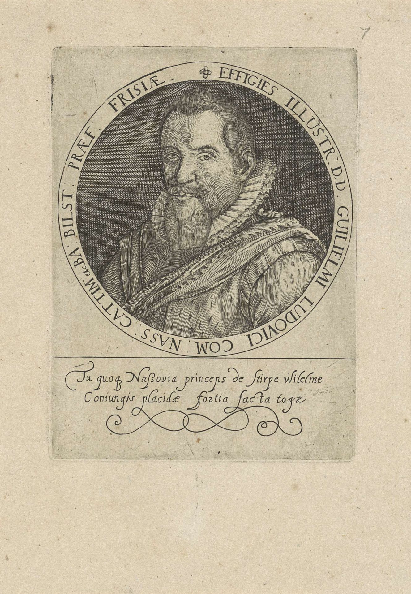 Portret van Willem Lodewijk, graaf van Nassau-Dillenburg by Anonymous
