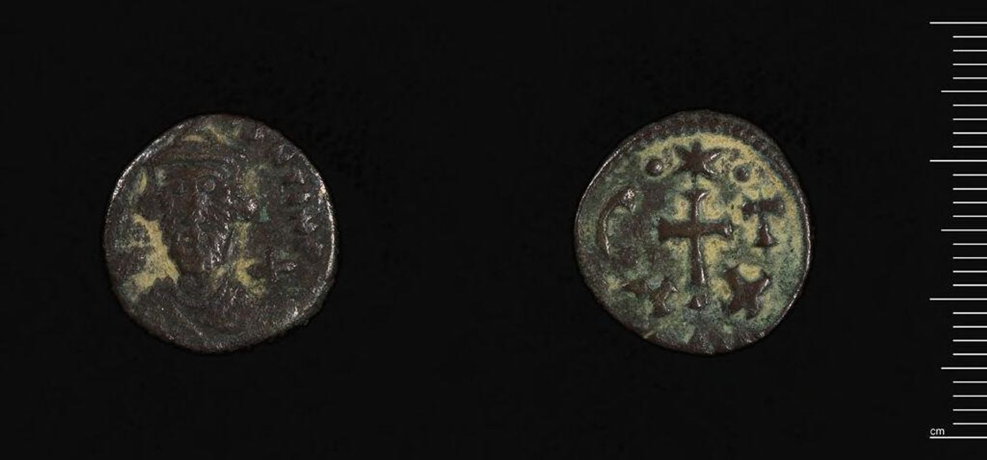Half Follis of Constans II, Carthage by Constans II