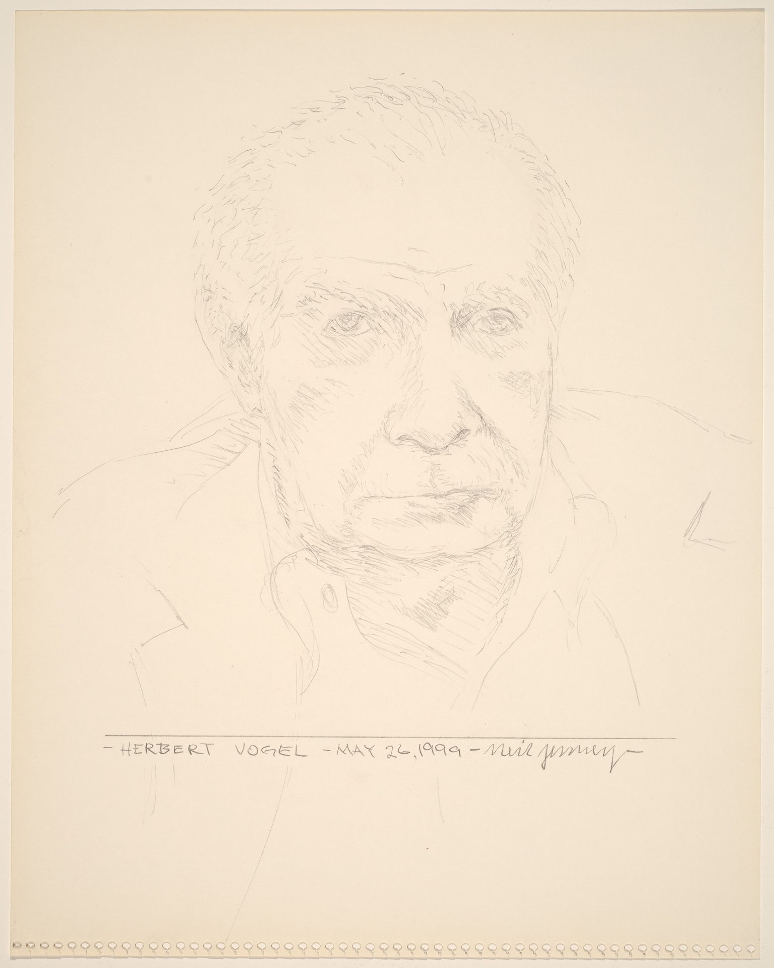 Herbert Vogel by Neil Jenney