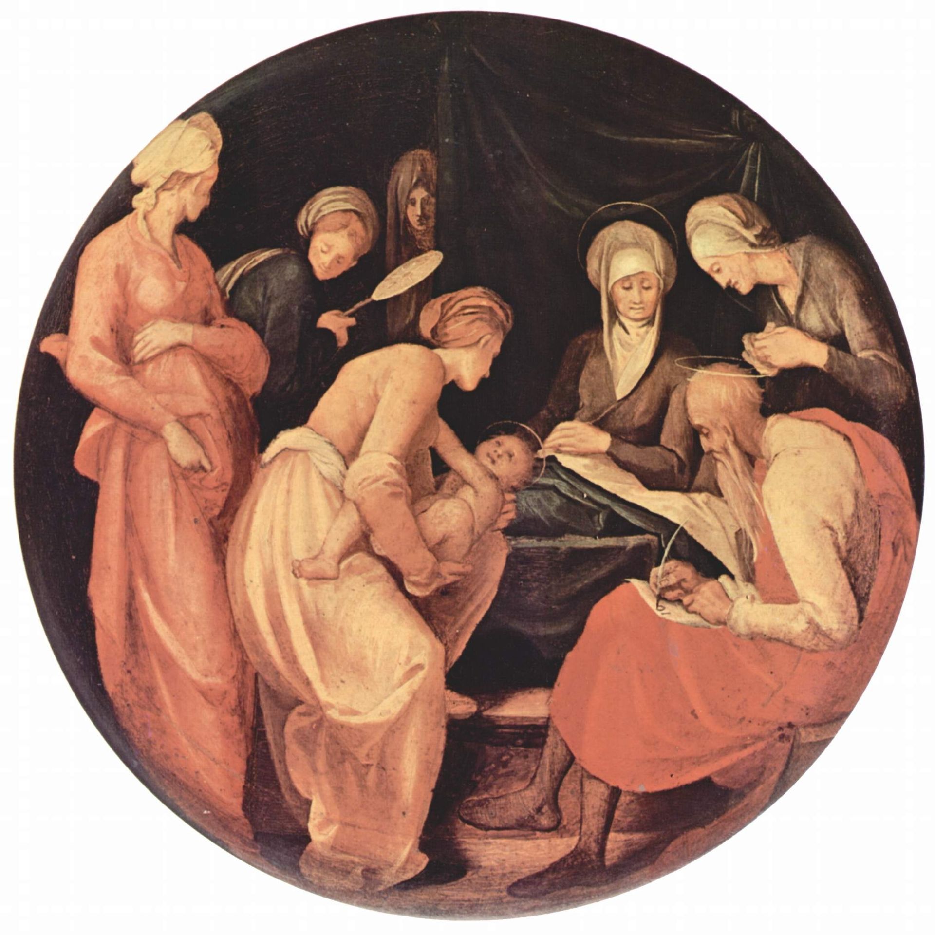 Birth of John the Baptist by Jacopo Pontormo