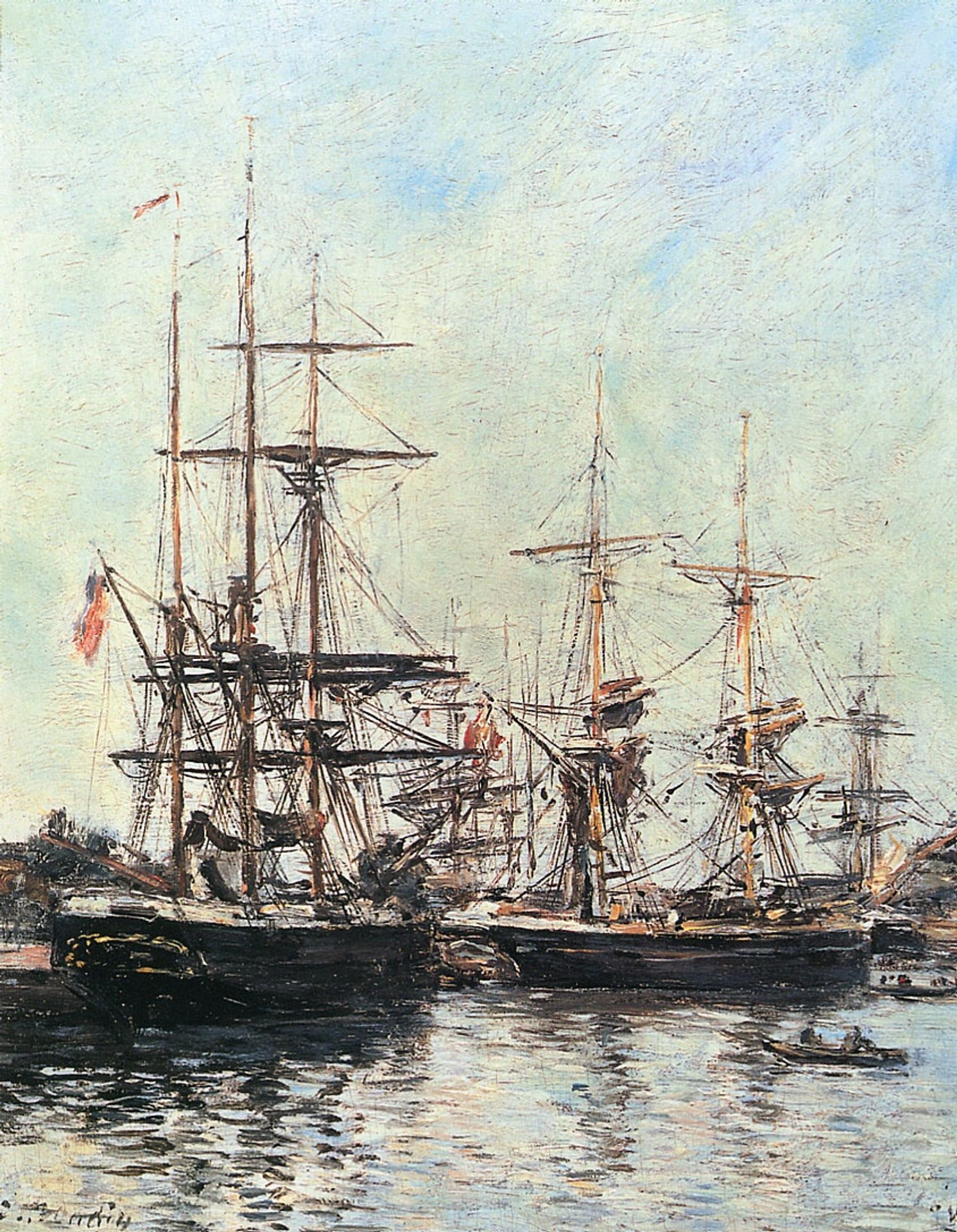 Trouville by Eugène Boudin