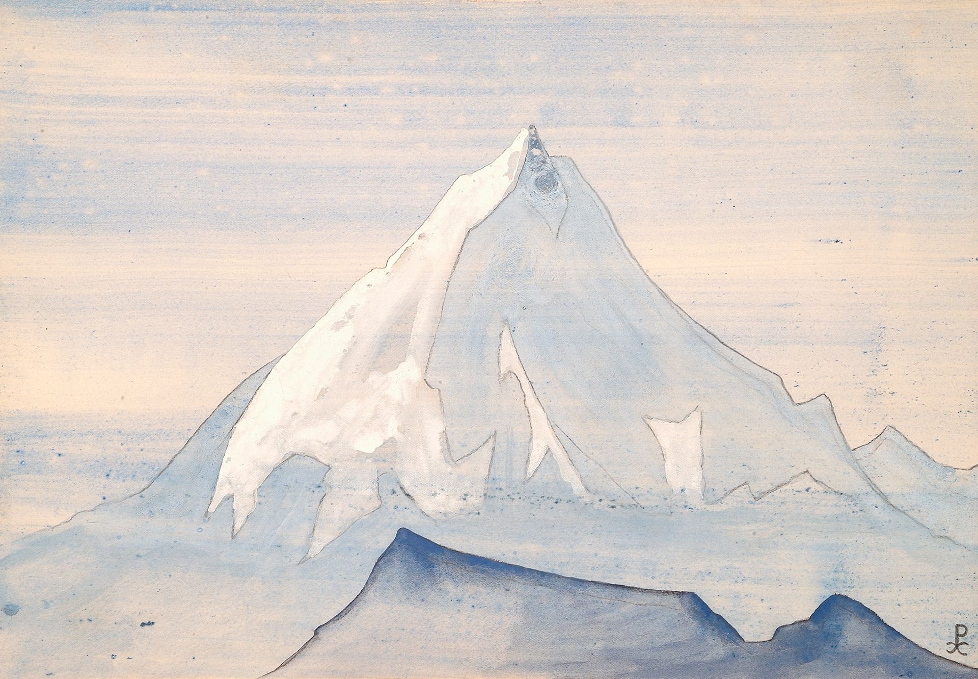 Himalayas (study) by Nicholas Roerich