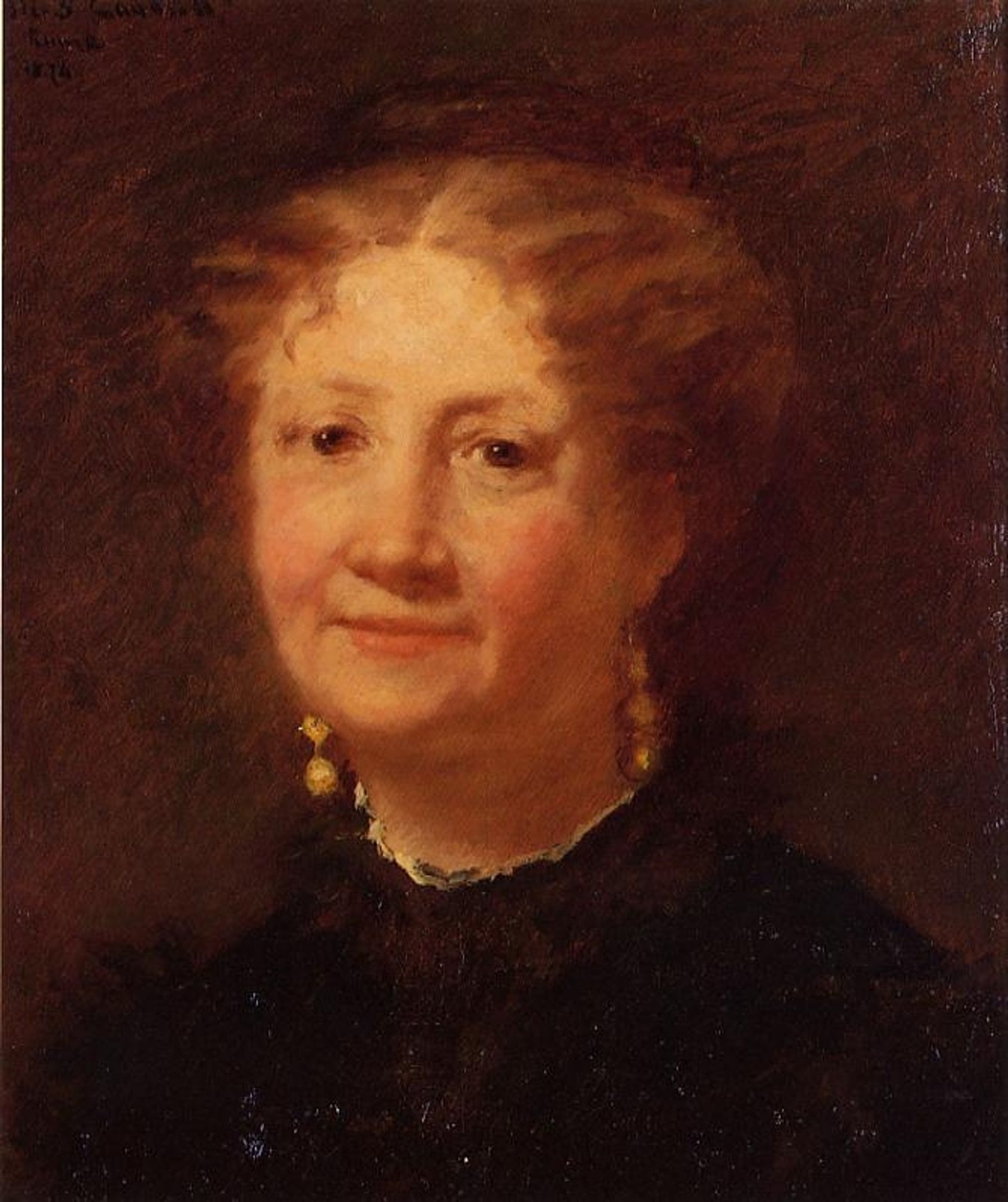 Portrait of Madame Cordier by Mary Cassatt