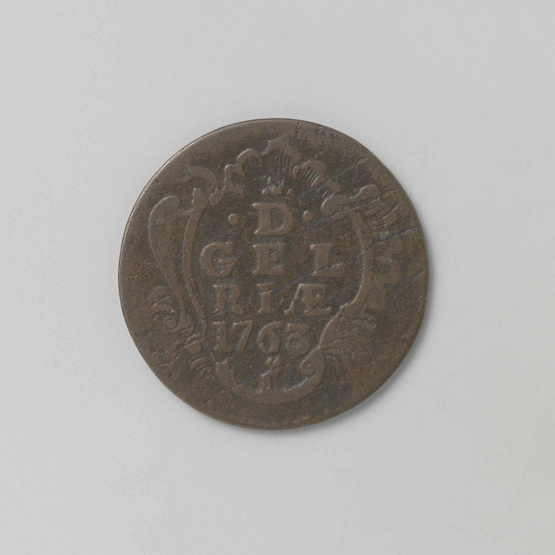 Gelderse duit, 1763 by Provincie Gelderland