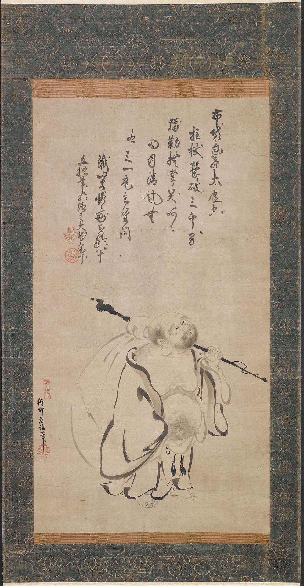 Hotei by Kano Takanobu