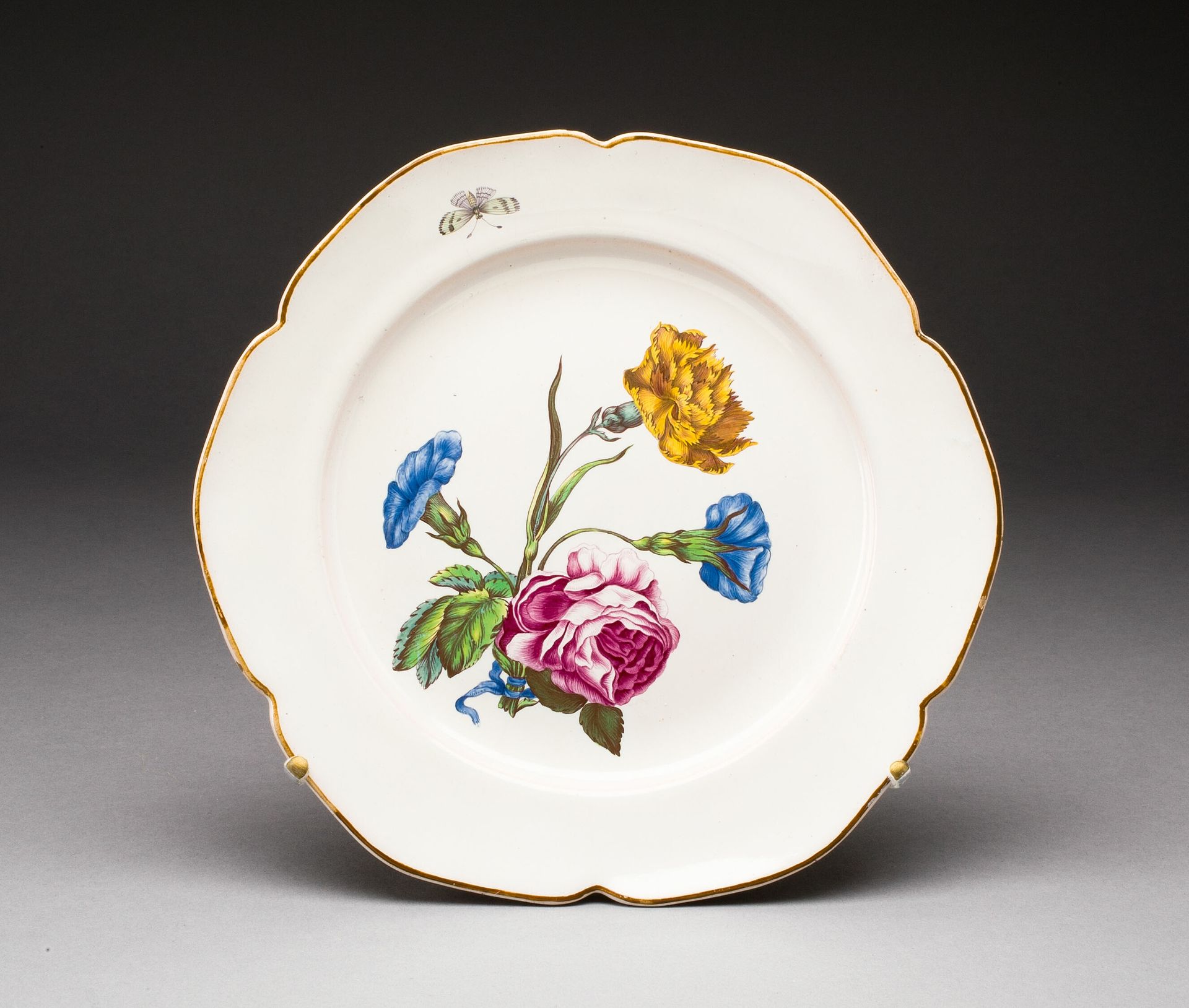 Plate by Strasbourg Pottery and Porcelain Factory