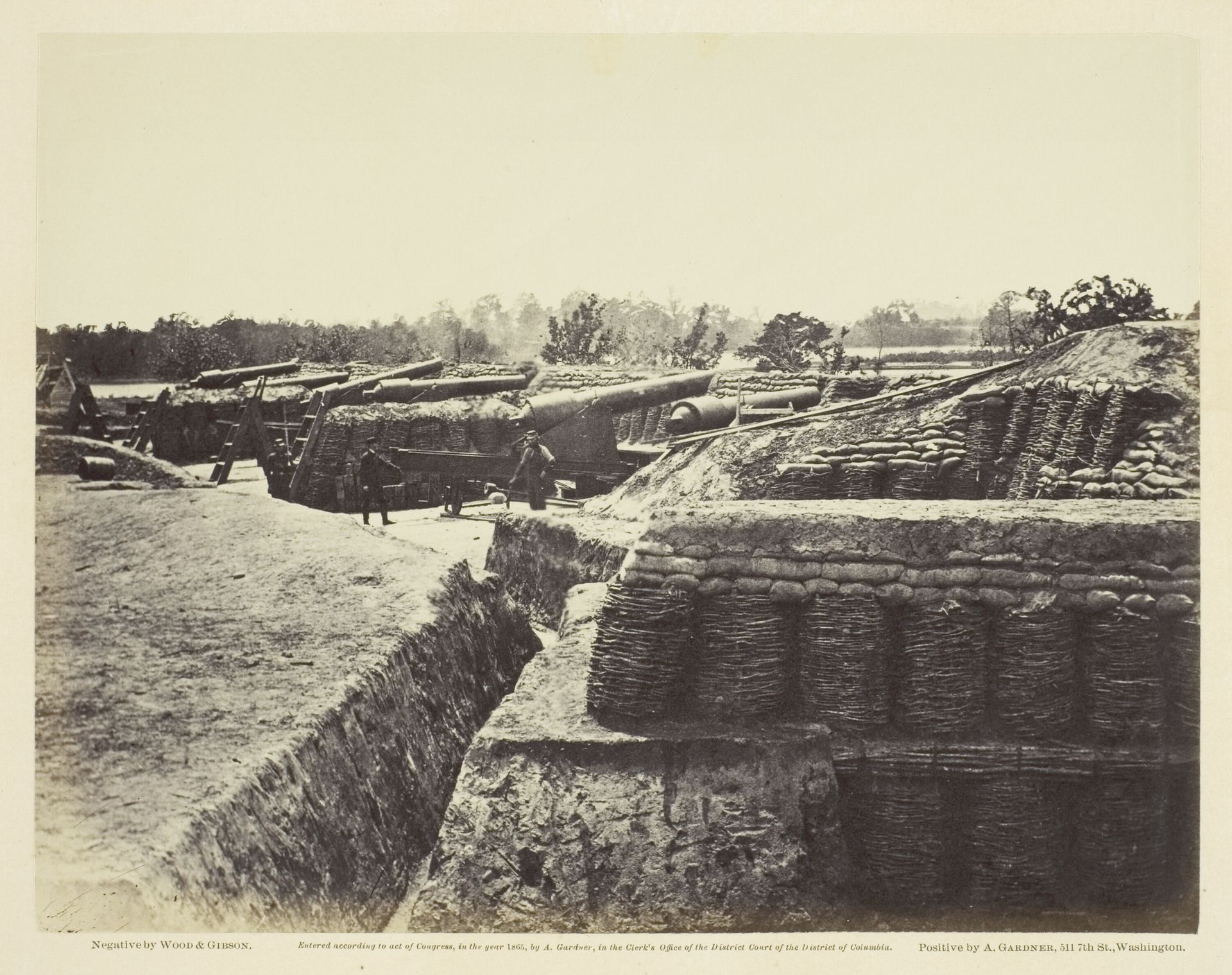 Battery No. 1, Near Yorktown, Virginia by Wood and Gibson