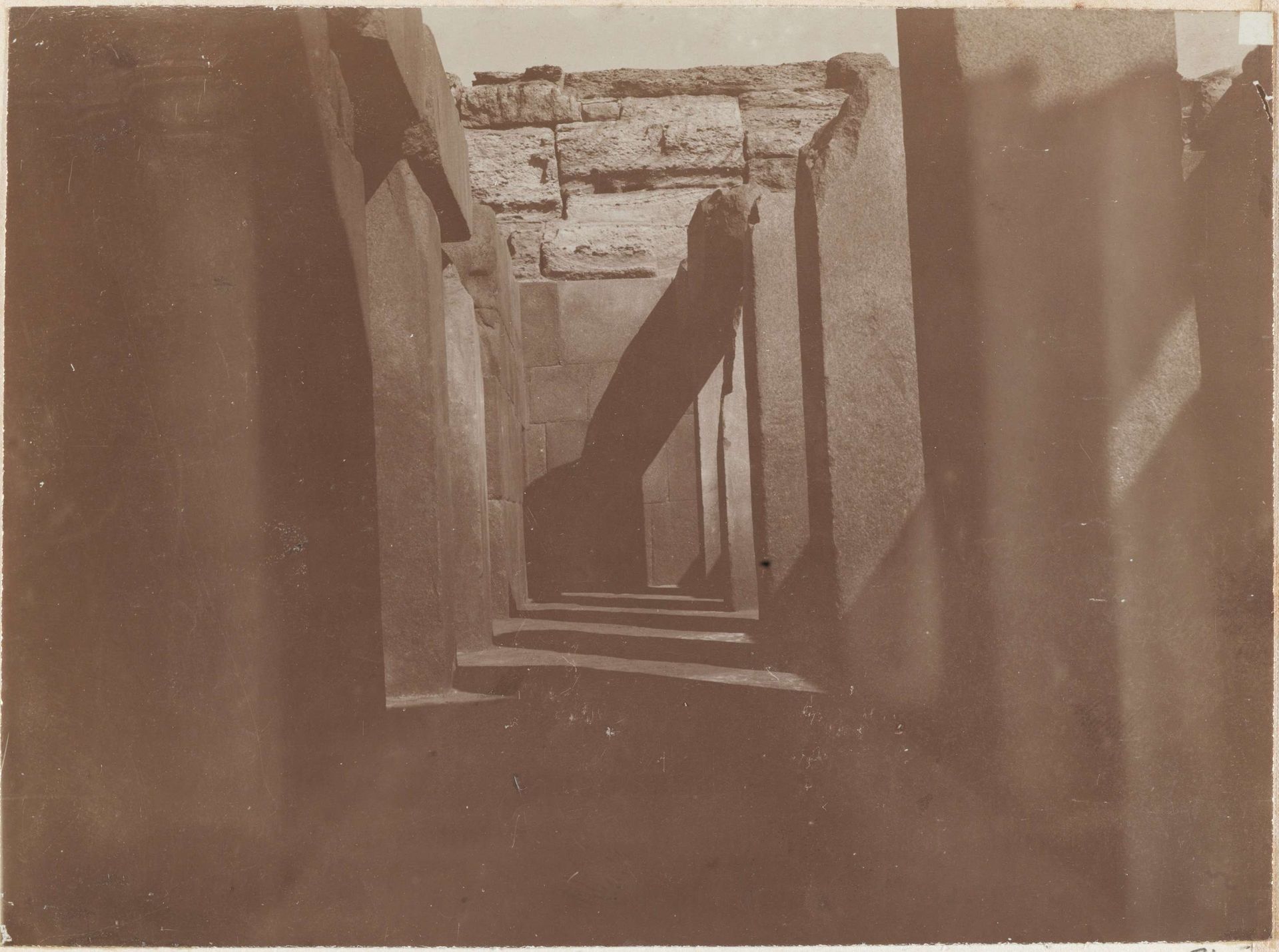 Tempel van de Sfinx in Gizeh by Johannes Lodewijk Heldring