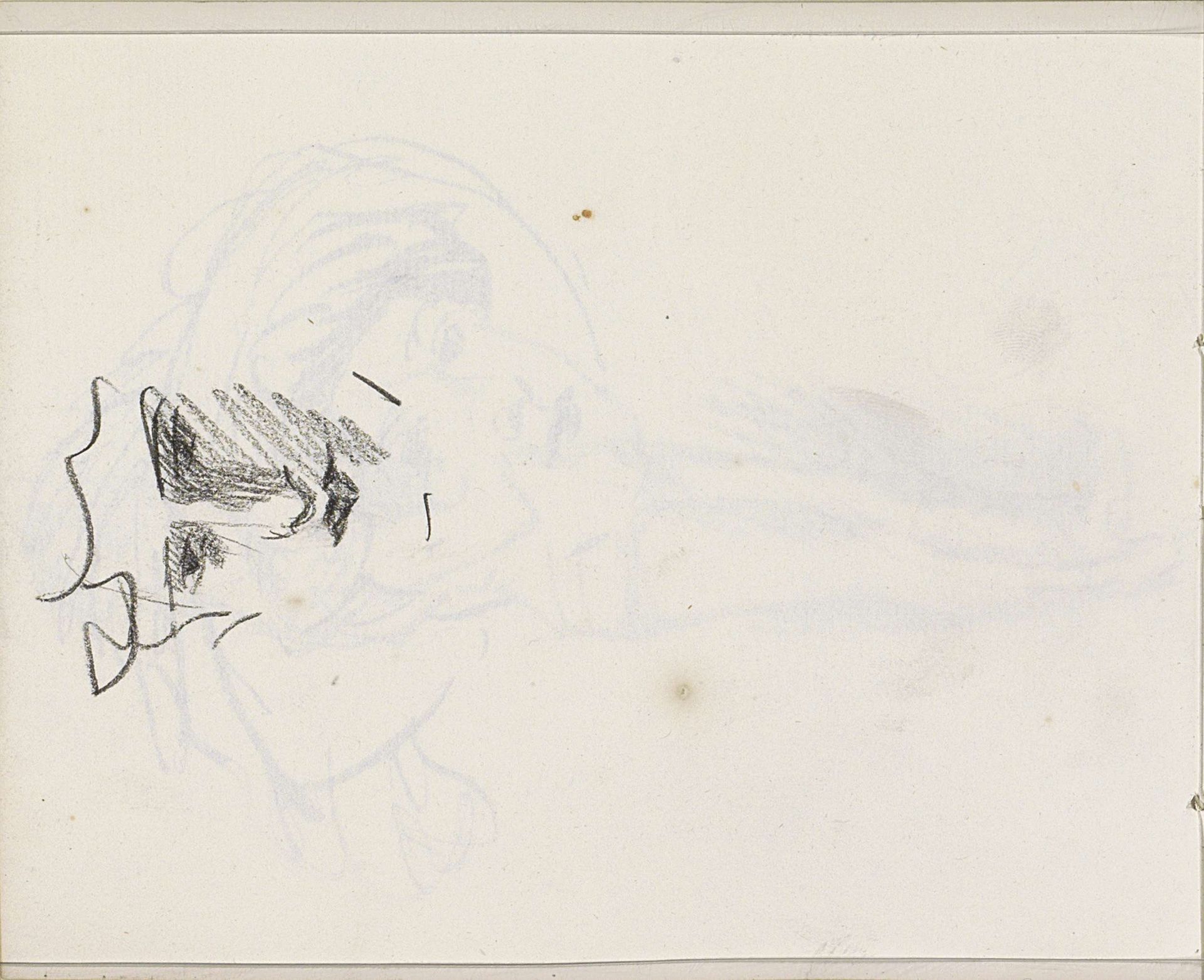 Gezicht van een vrouw by Isaac Israels