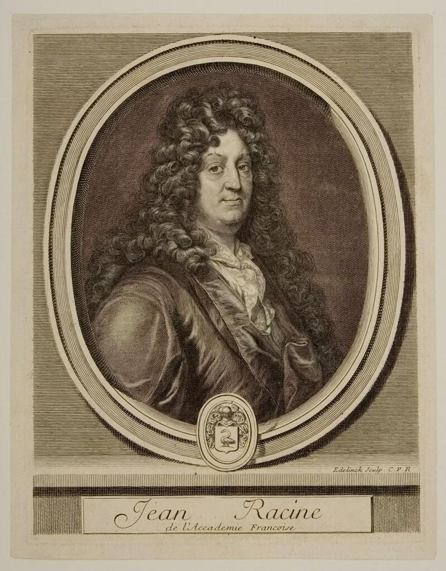 Jean Racine by Gérard Edelinck