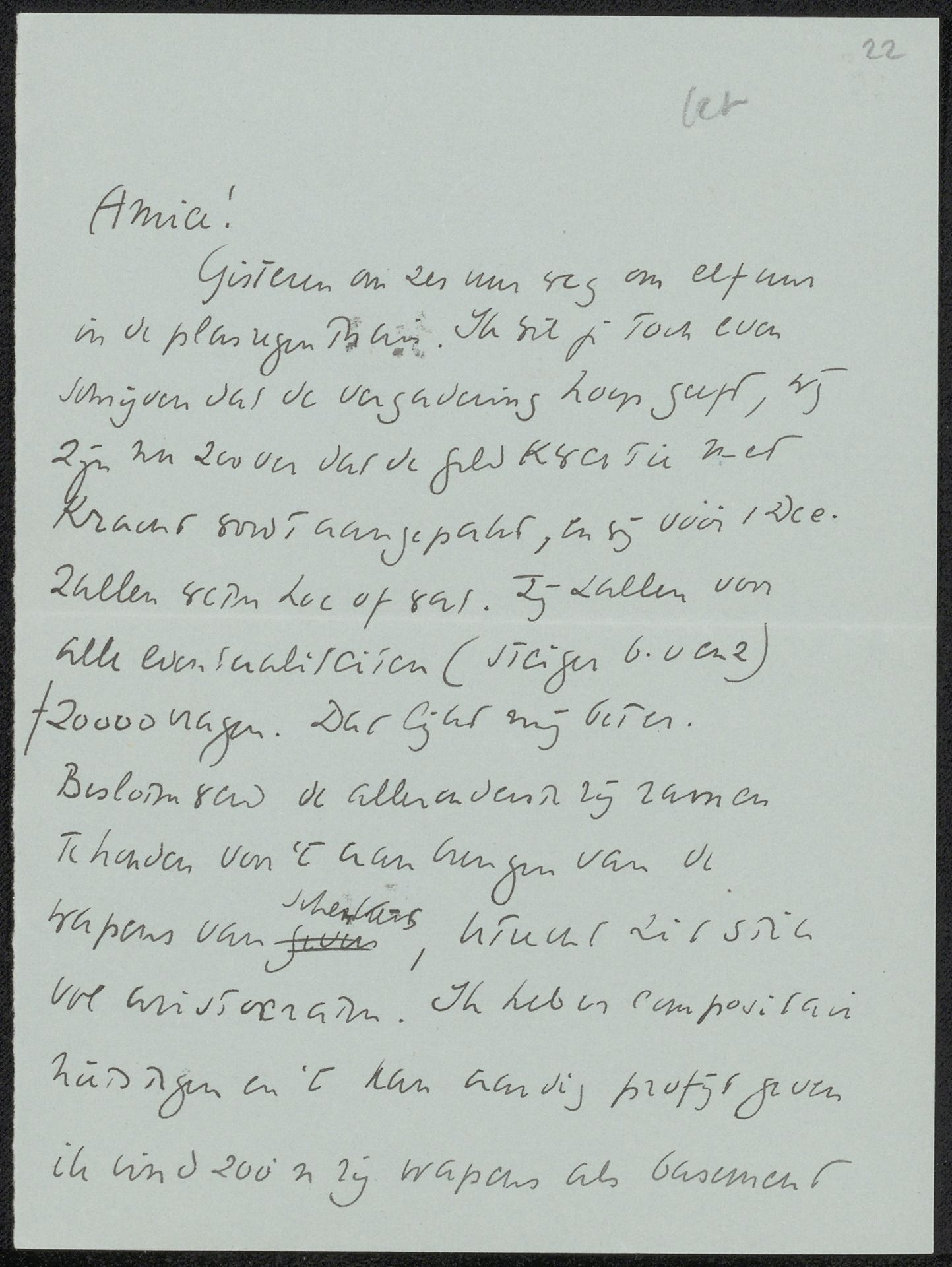 Brief aan Willem Bogtman by Richard Nicolaüs Roland Holst