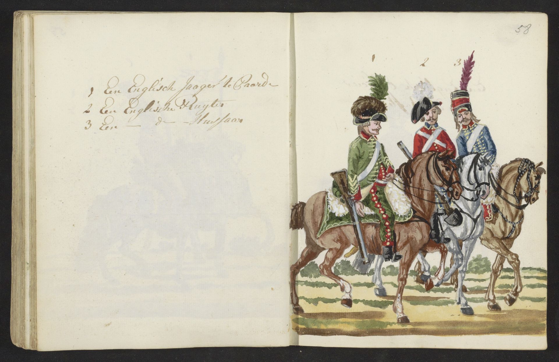 Uniformen van Engelse cavalerie by S.G. Casten