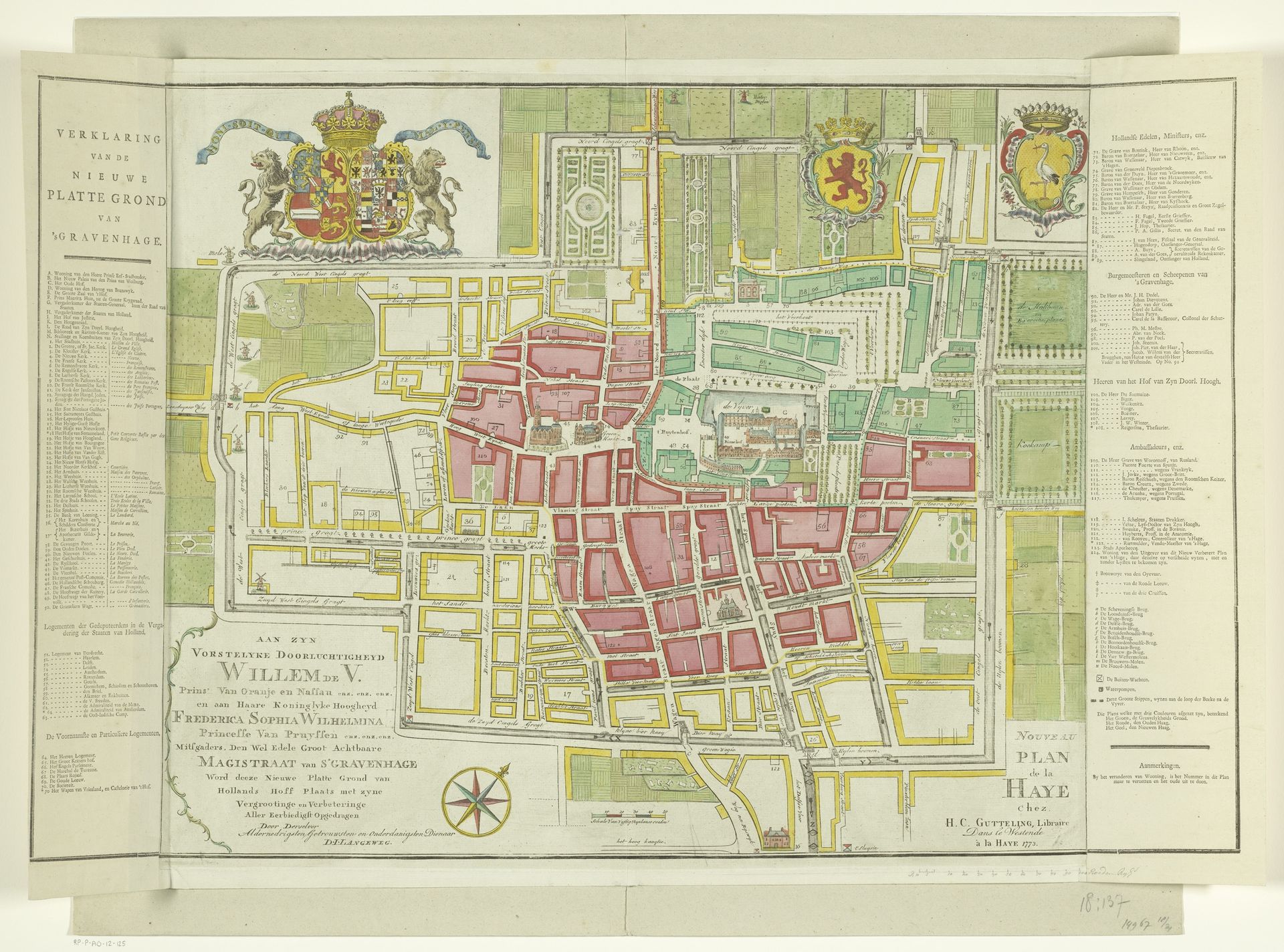 Plattegrond van Den Haag by Anonymous