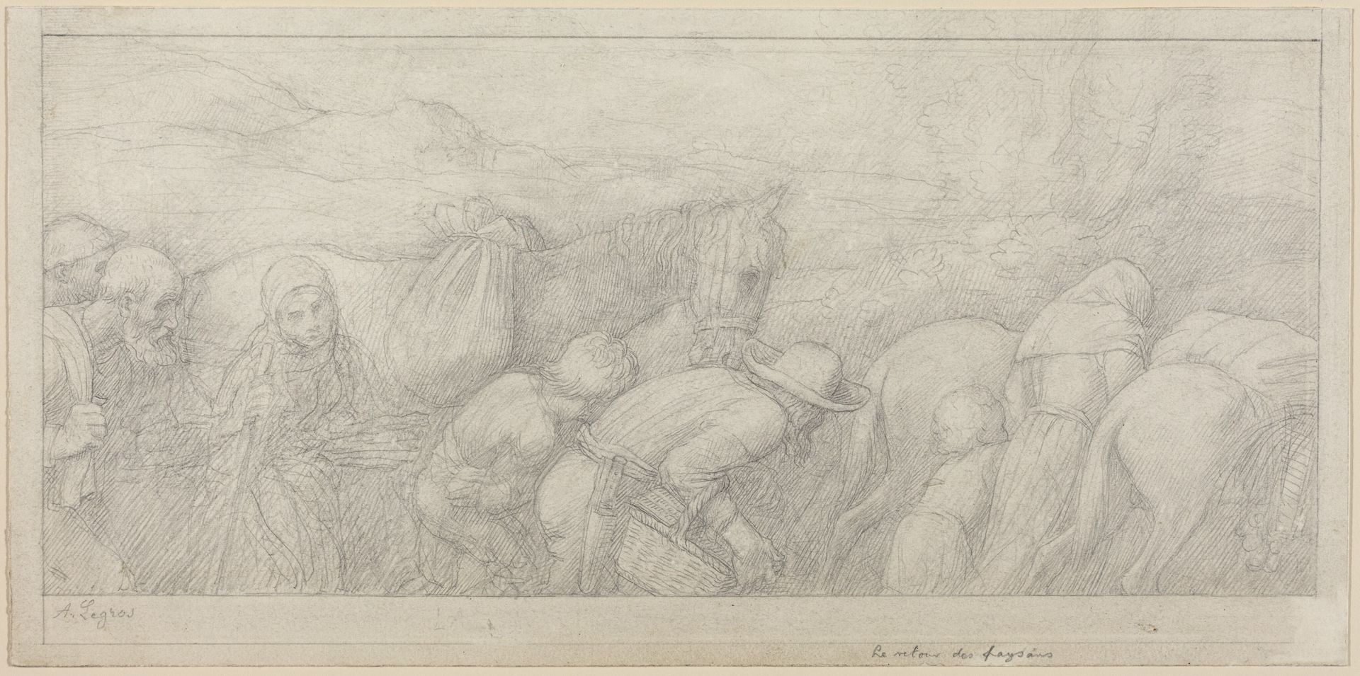 Return of the Peasants by Alphonse Legros
