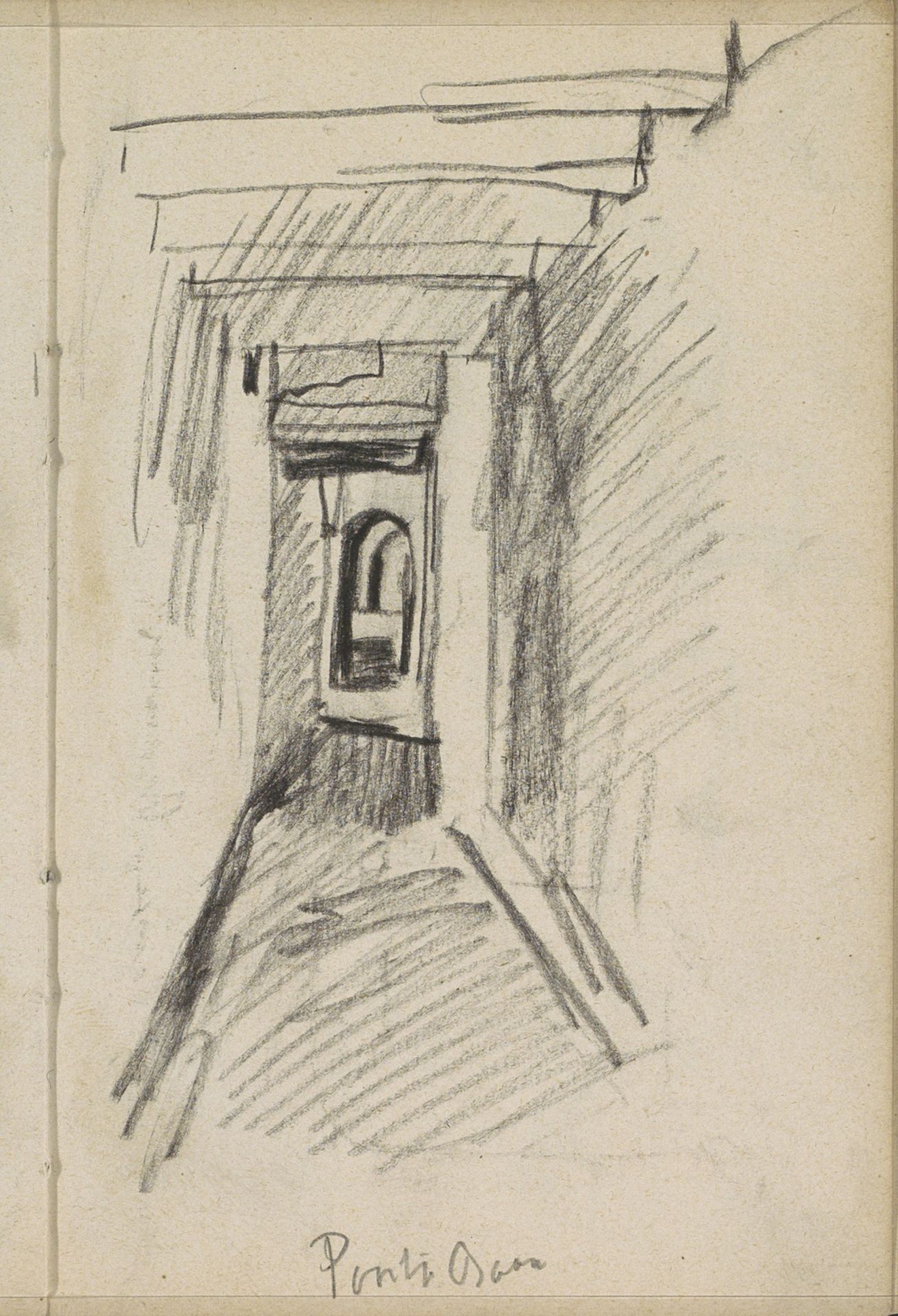 Poort in de Baan te Rotterdam by George Hendrik Breitner
