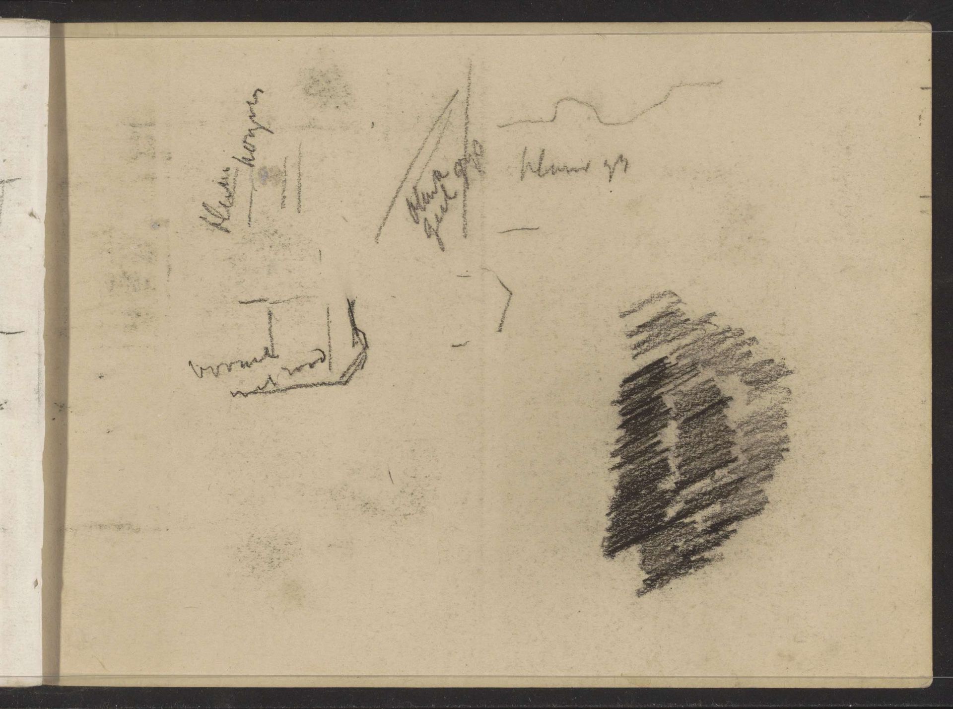 Studieblad by Willem Witsen
