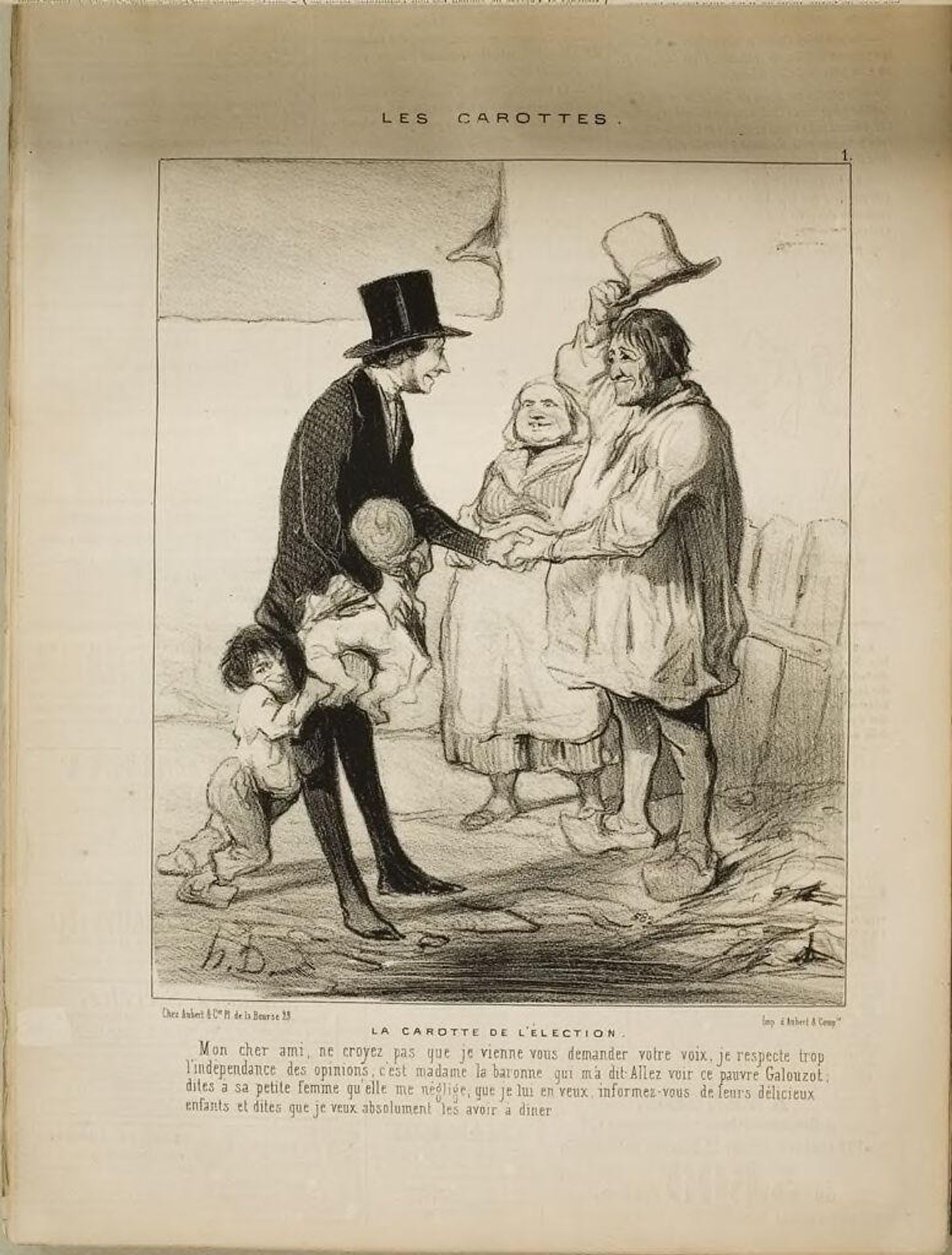 The Election Hoax by Honoré Daumier