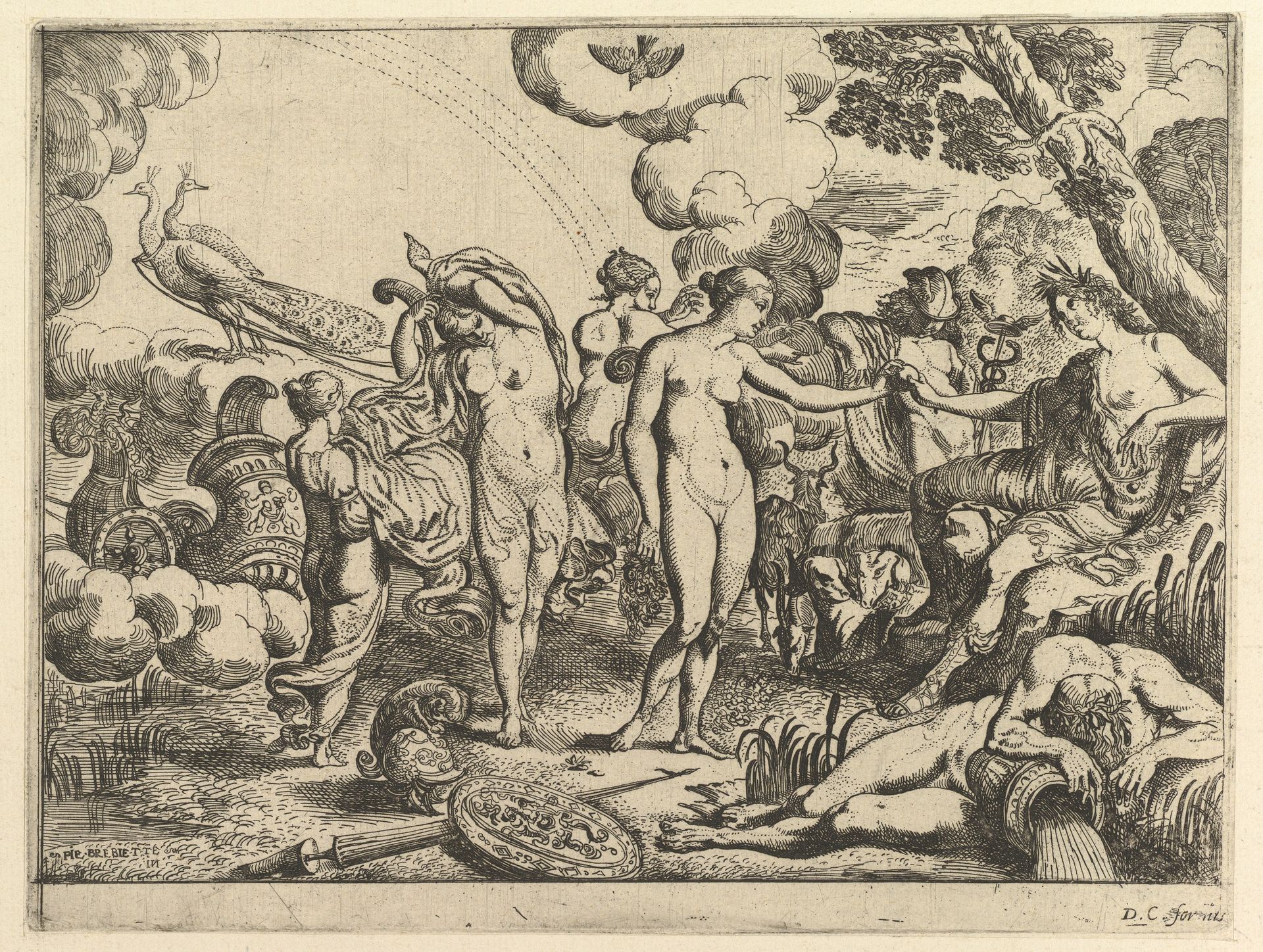 Judgment of Paris by Pierre Brebiette