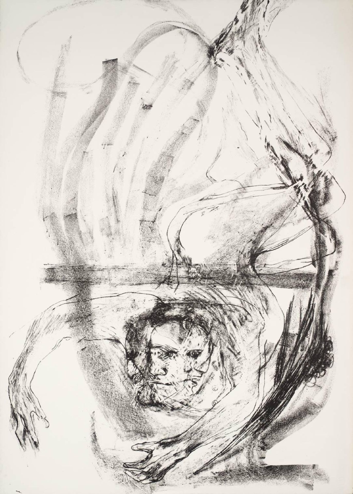 Spinning Man III by  Dame Elisabeth Frink