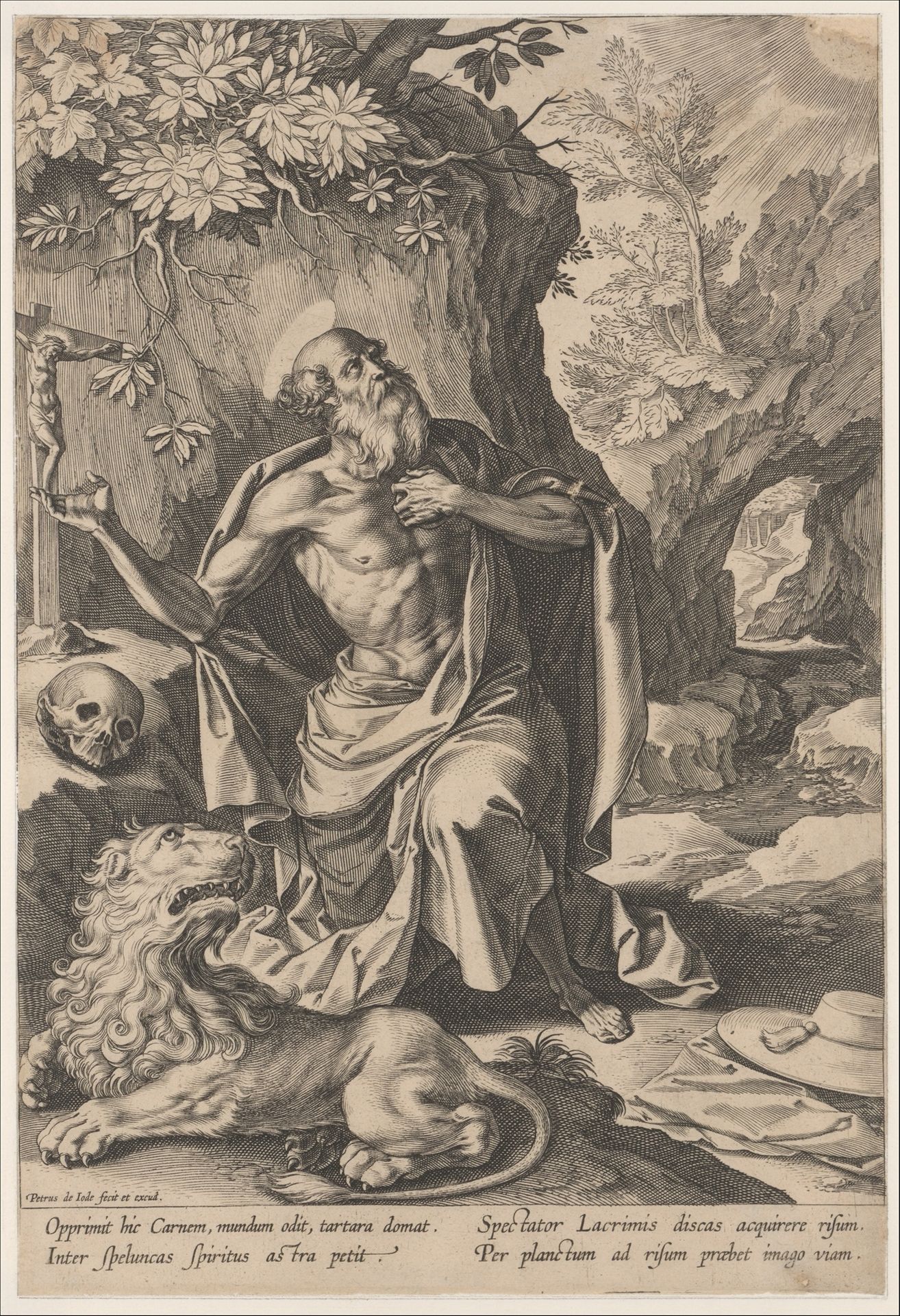 Saint Jerome by Pieter de Jode I