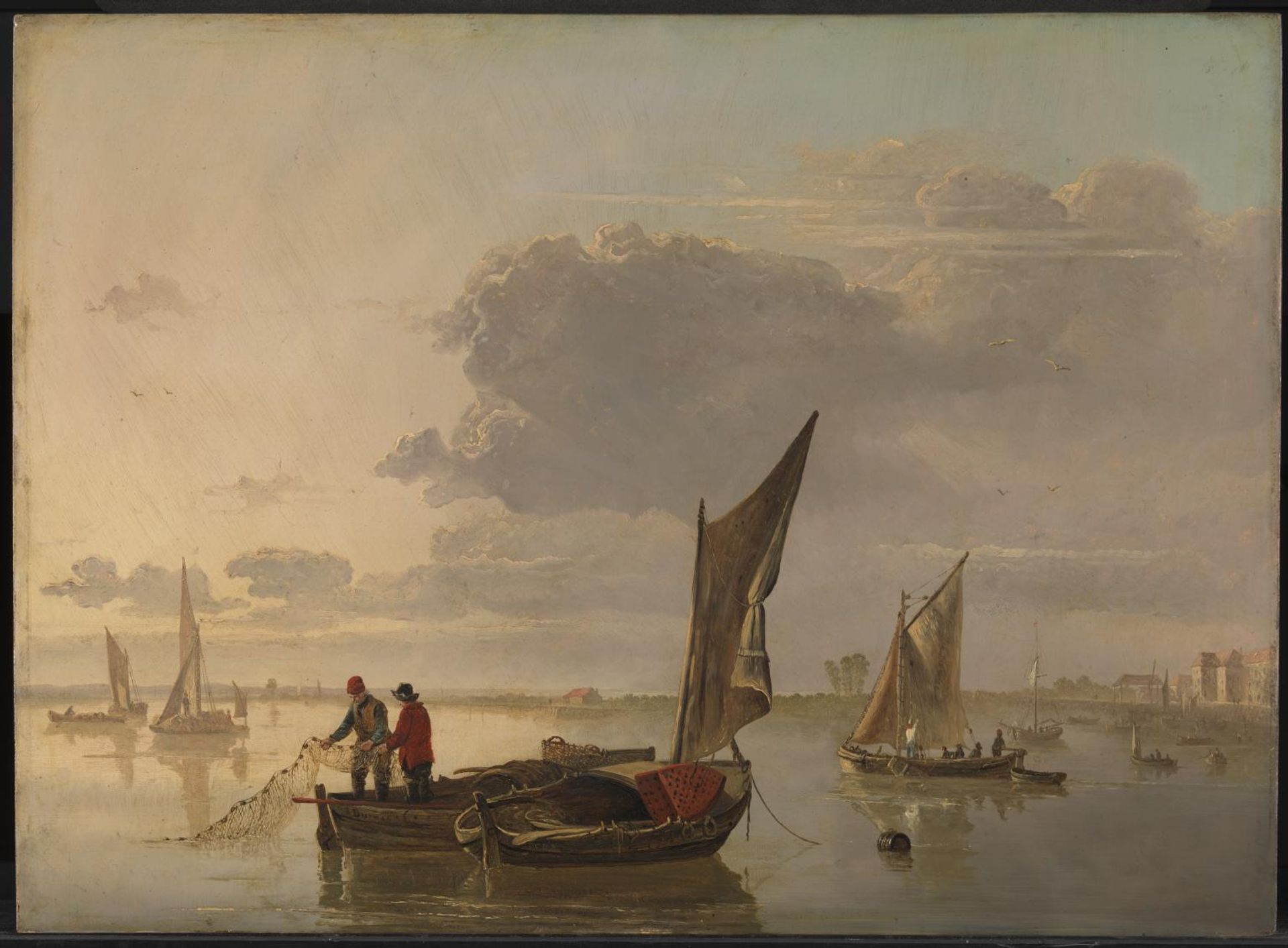View on the Thames by  James Burnet