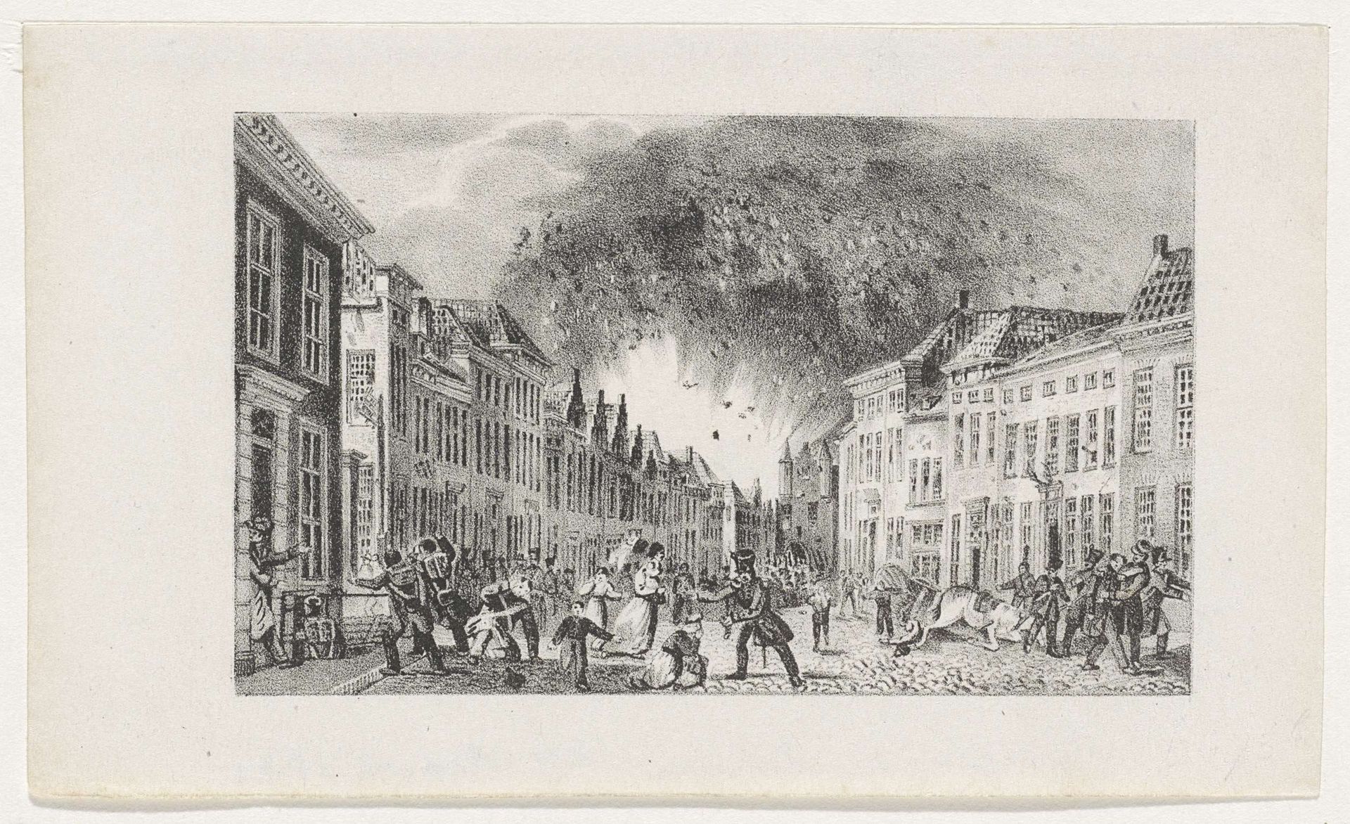 Springen van Laboratorium Stoelemat te Bergen op Zoom, 1831 by Anonymous