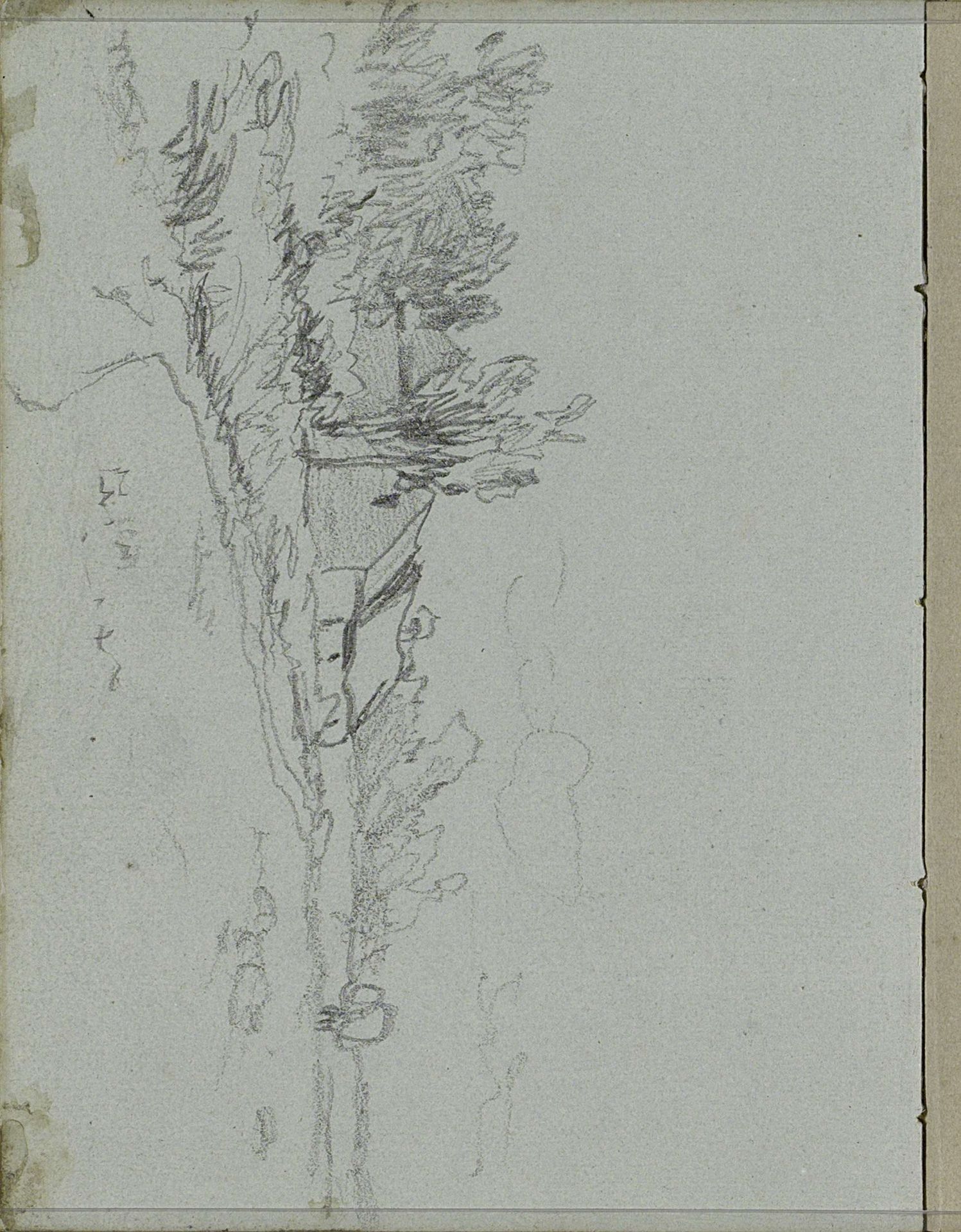 Landschap met een plattelandswoning by Johan Hendrik Weissenbruch
