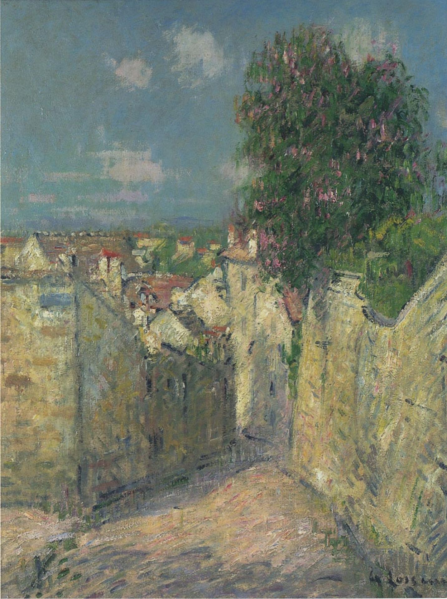 Street in Pontoise by Gustave Loiseau
