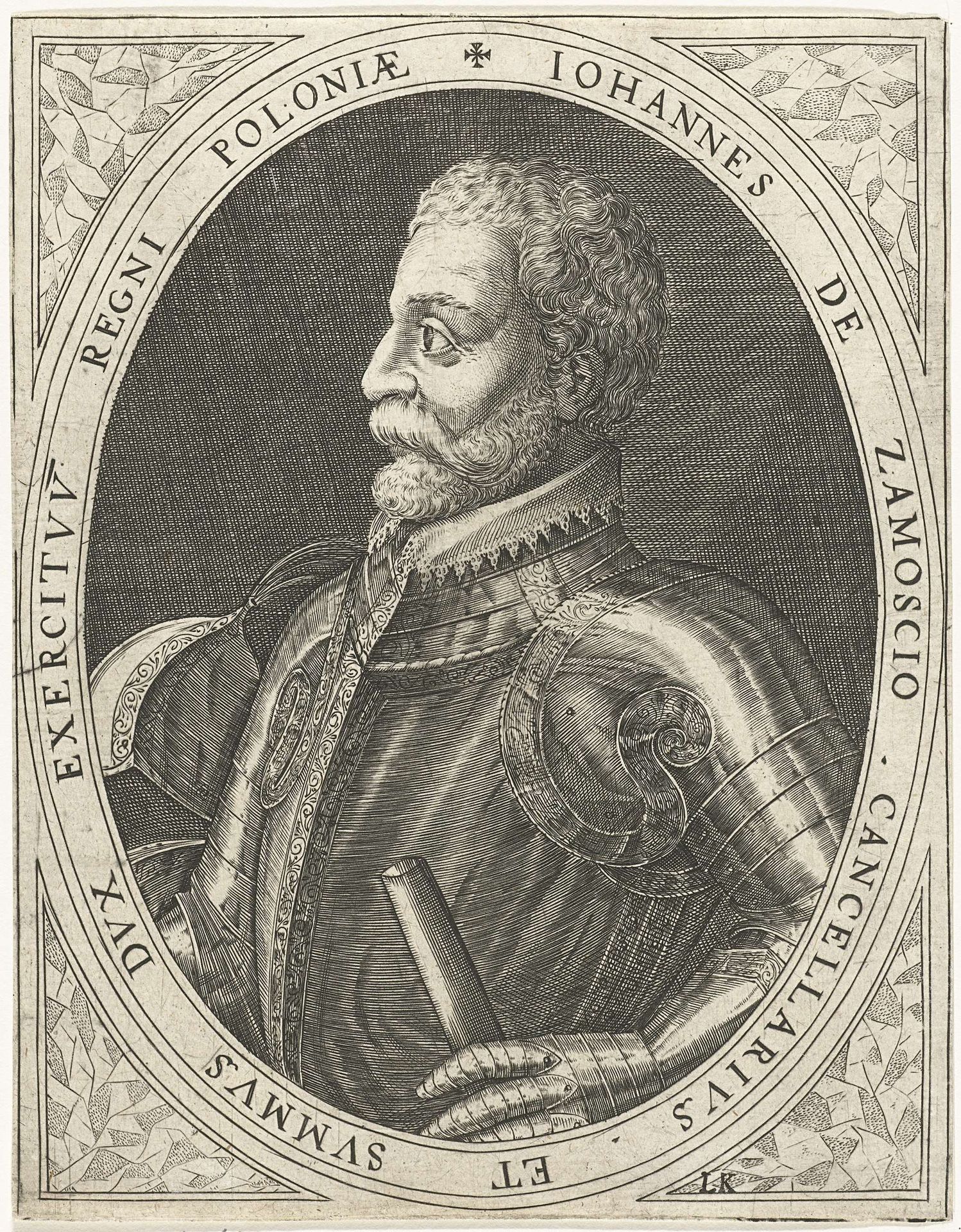 Portret van Jan Zamoyski by Dominicus Custos