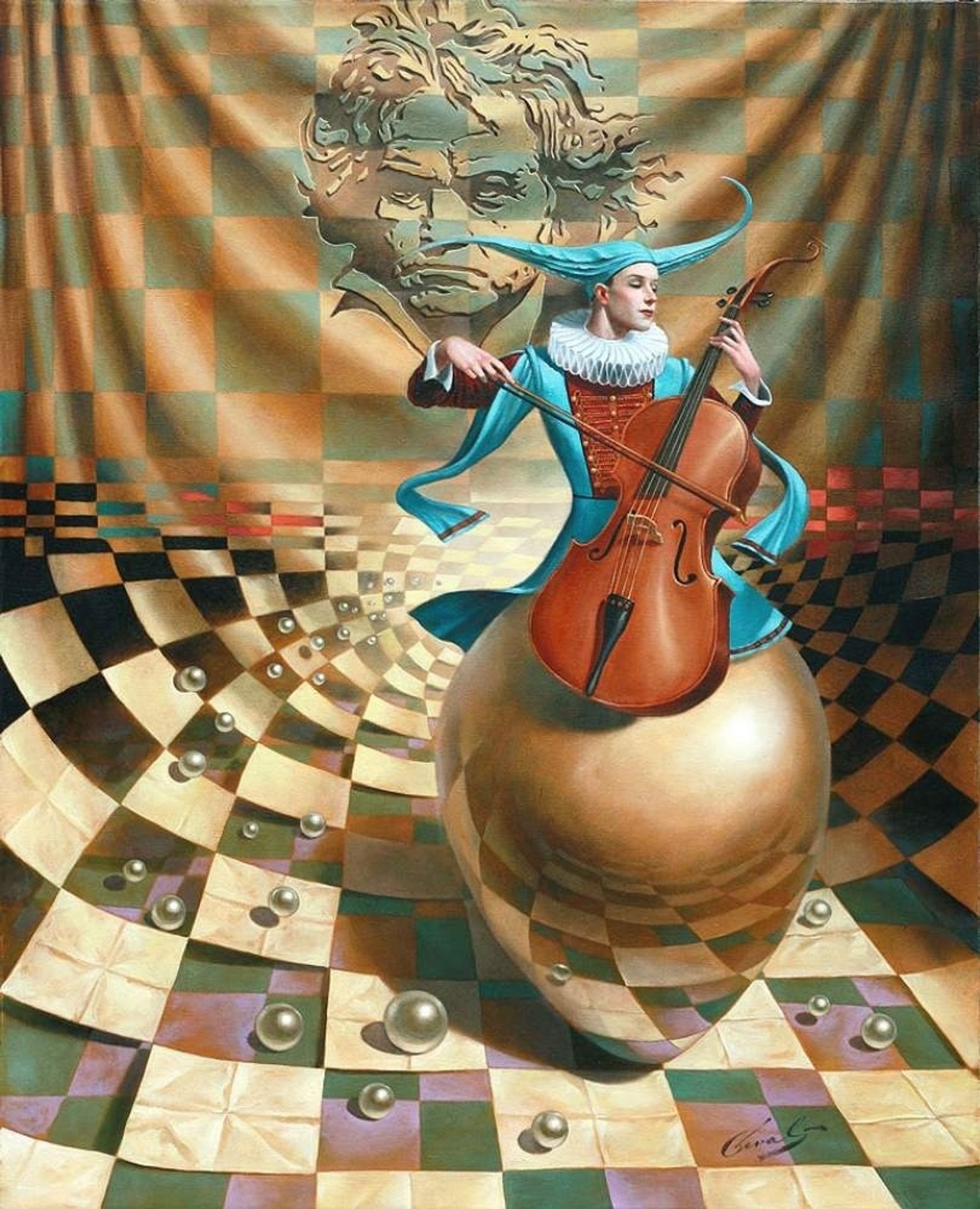 Roll Over Beethoven by Michael Cheval