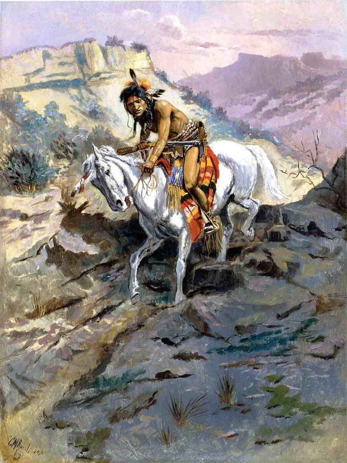 The Alert 1895 by Charles M. Russell