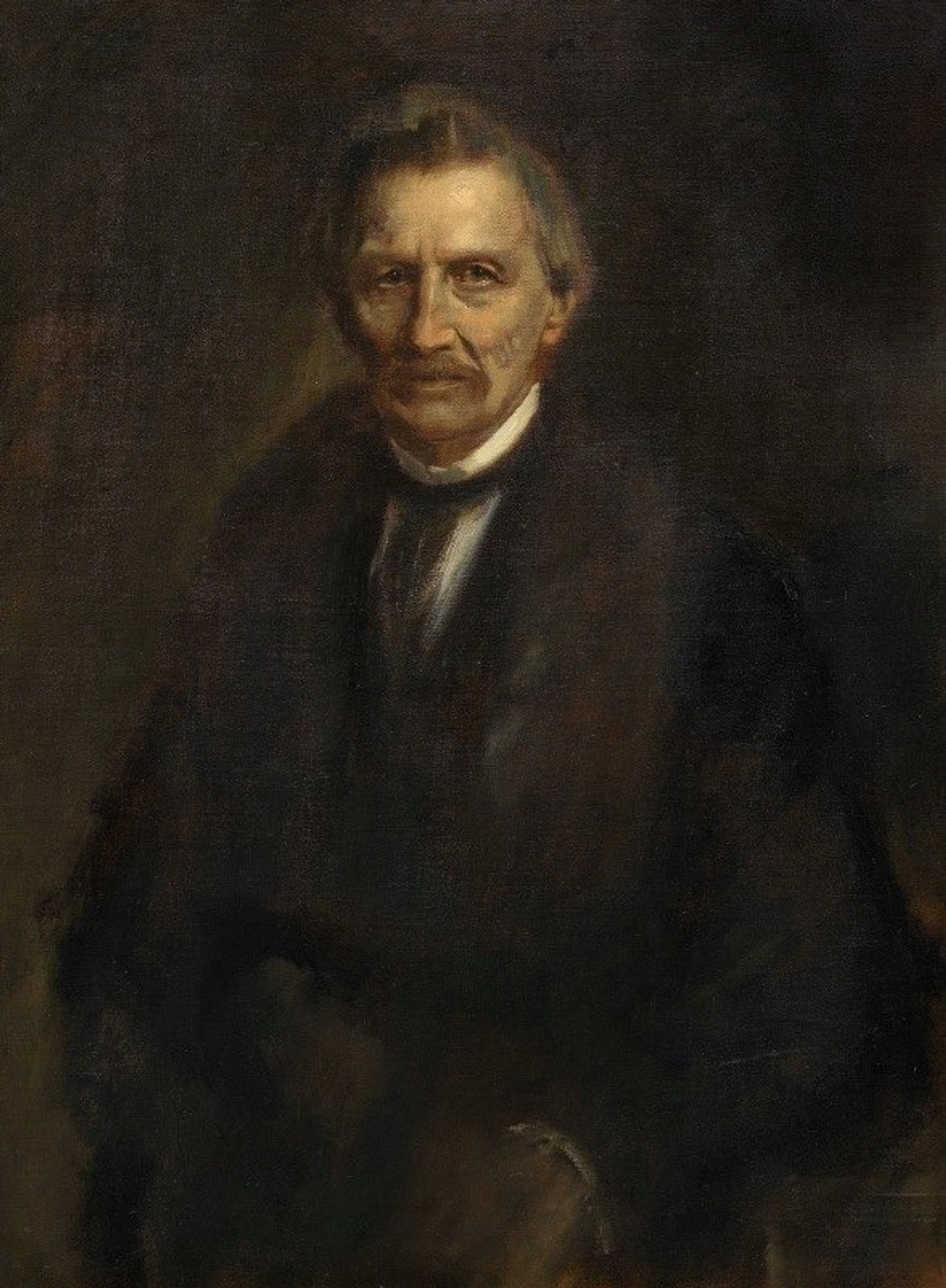 Gottfried Semper by Franz von Lenbach