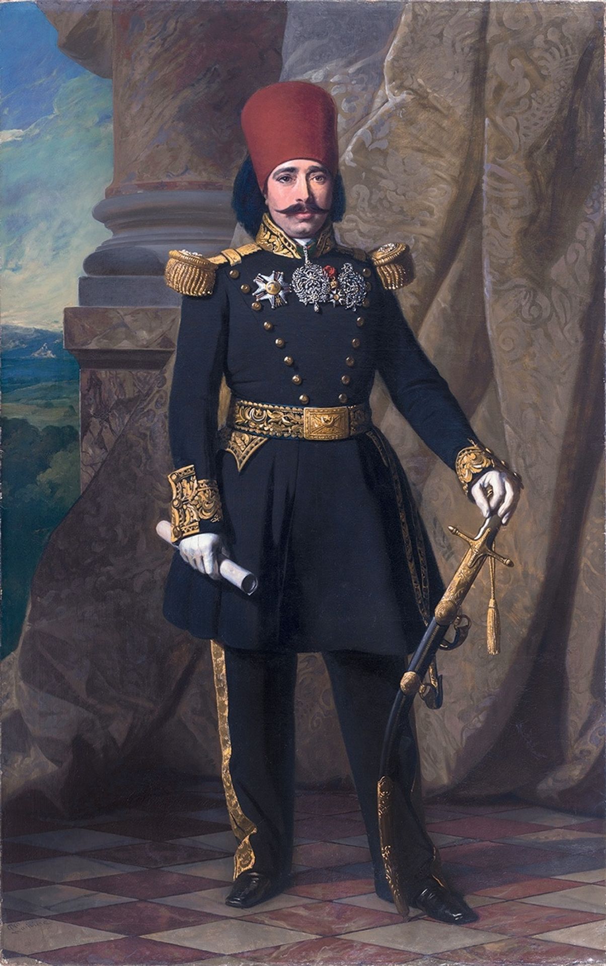Mustapha Khaznadar by Charles-Philippe Lariviere