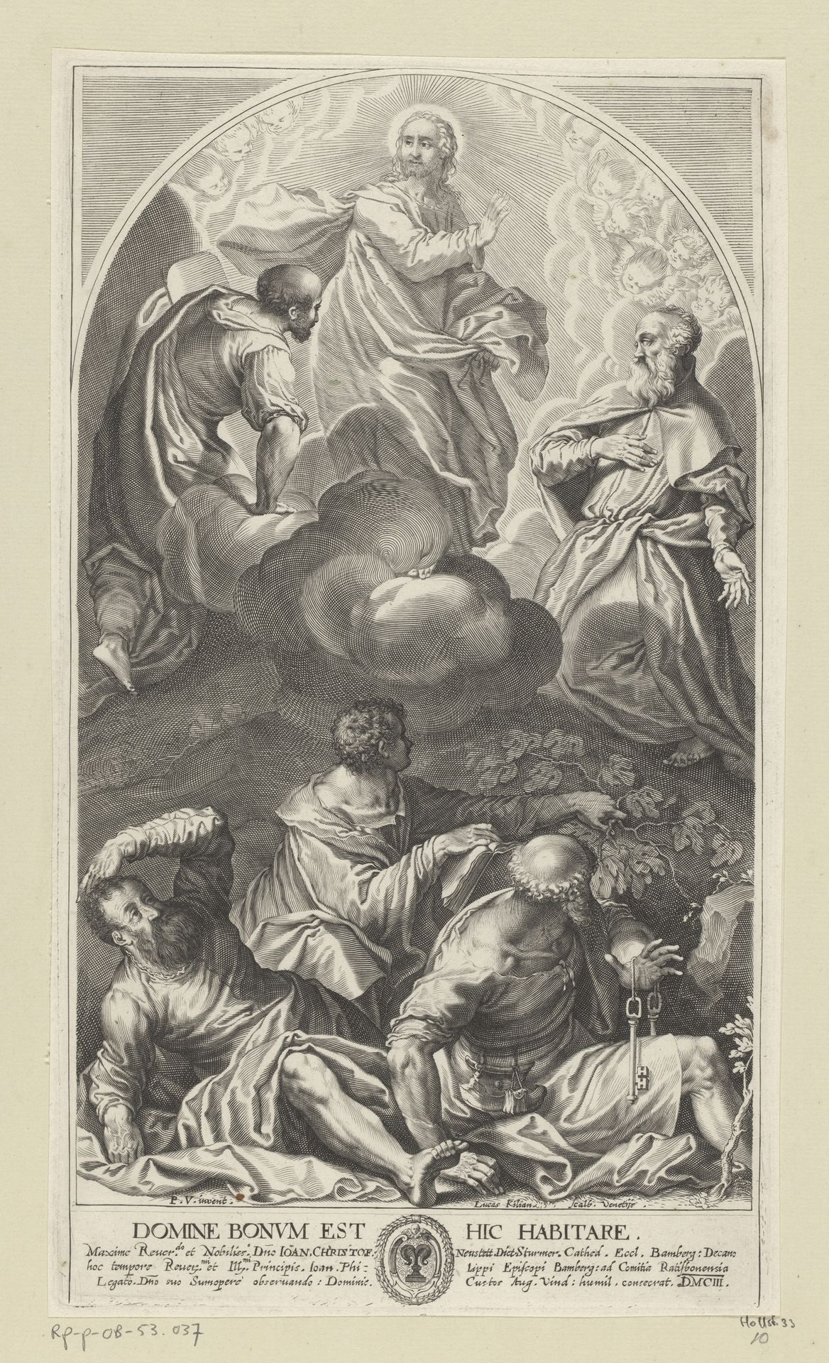Transfiguratie van Christus by Lucas Kilian