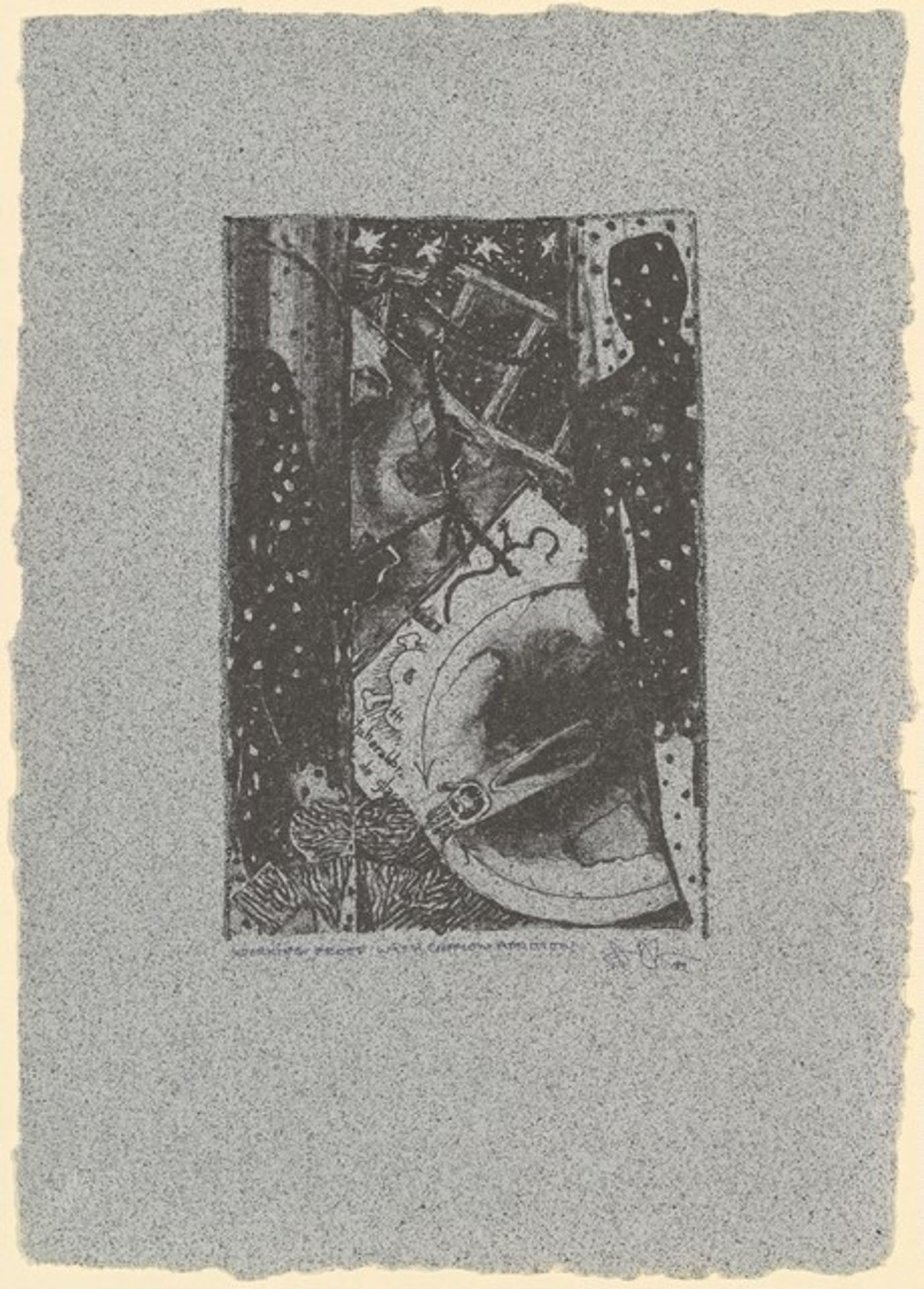 Winter [1/2 trial proof] by Jasper Johns