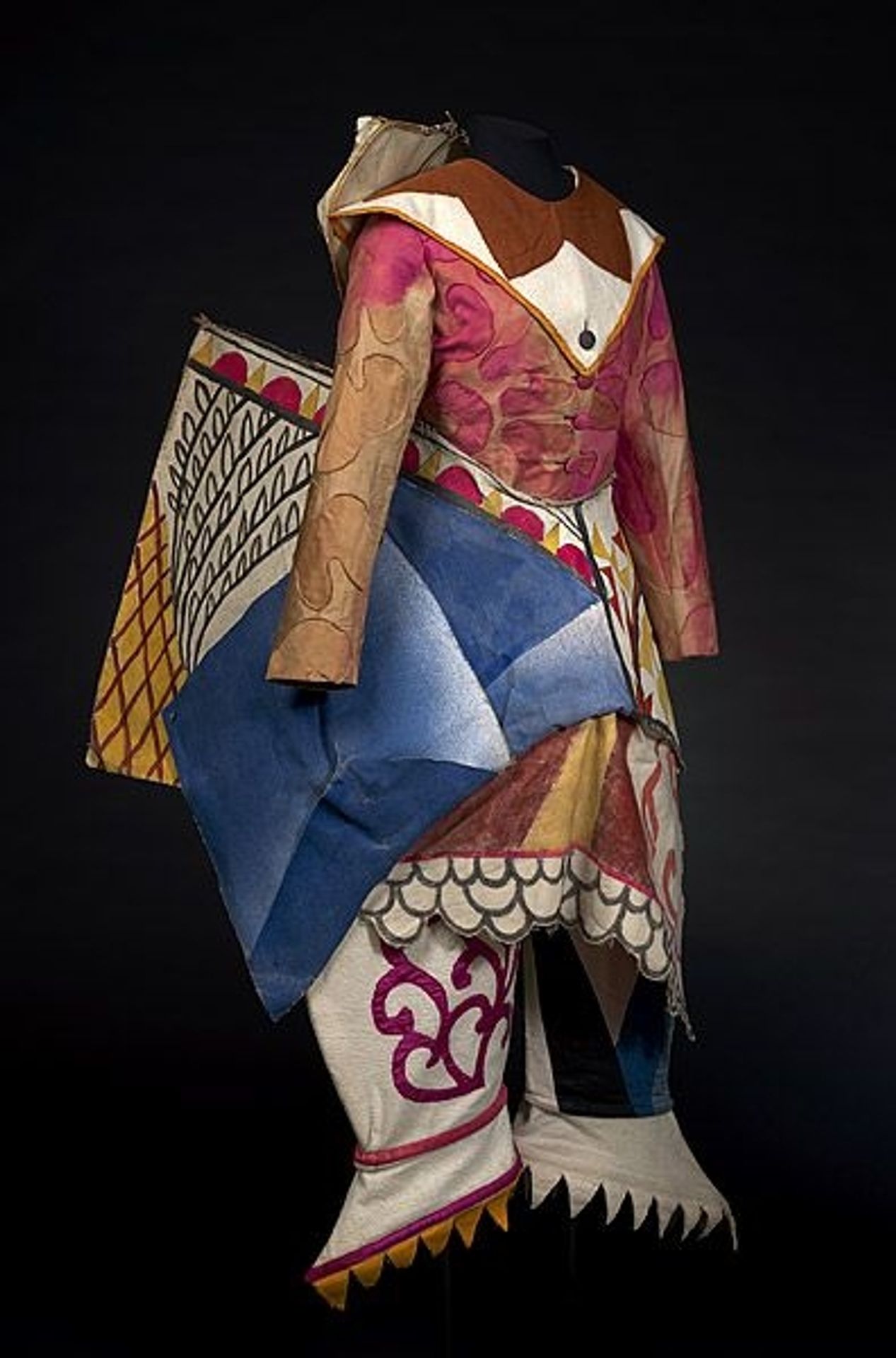 Costume for a Buffoon's Wife by Mikhail Larionov