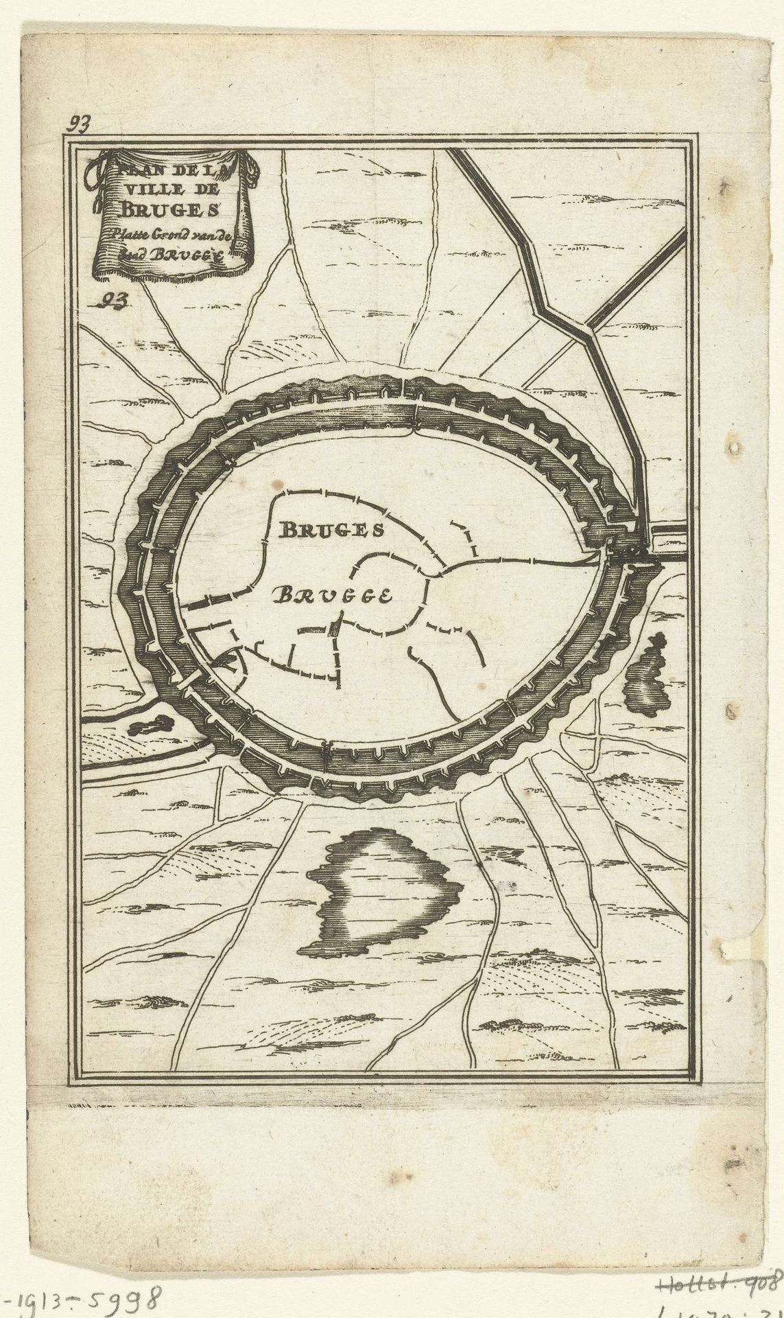 Illustratie voor 'Den Arbeid van Mars' van Allain Manesson Mallet by Romeyn de Hooghe