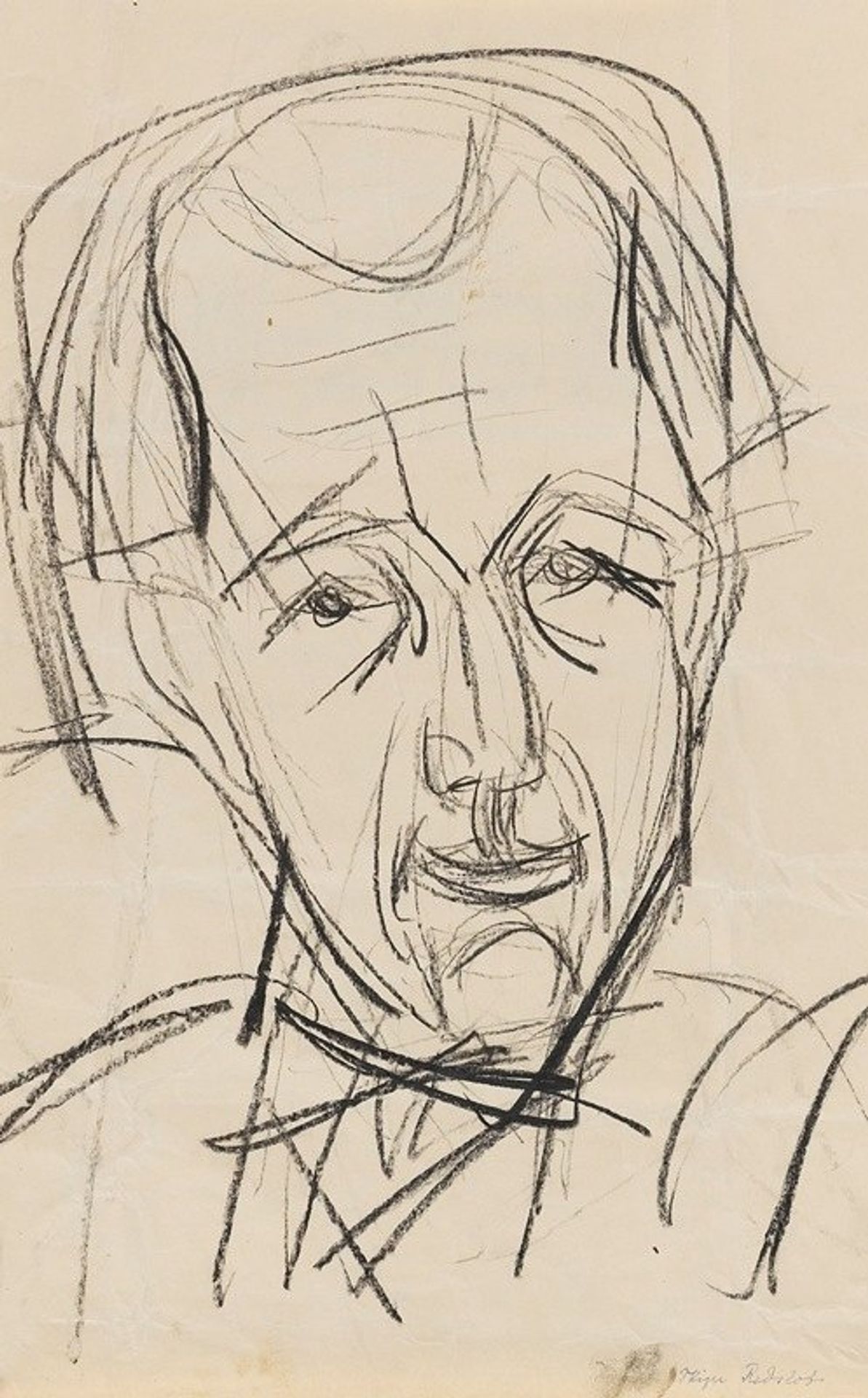 Skizze Redslob by Ernst Ludwig Kirchner