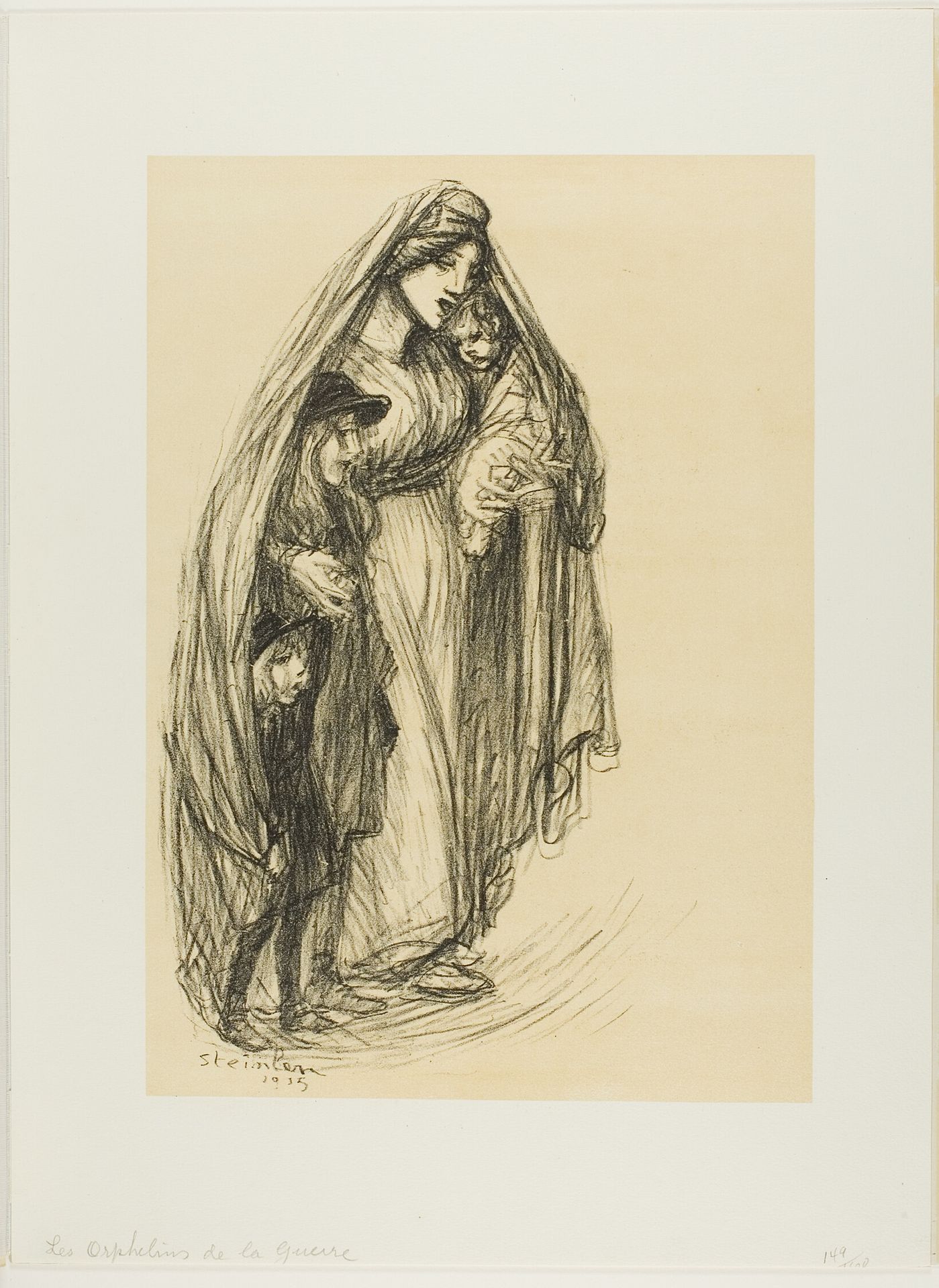 Orphans of War by Théophile Alexandre Steinlen