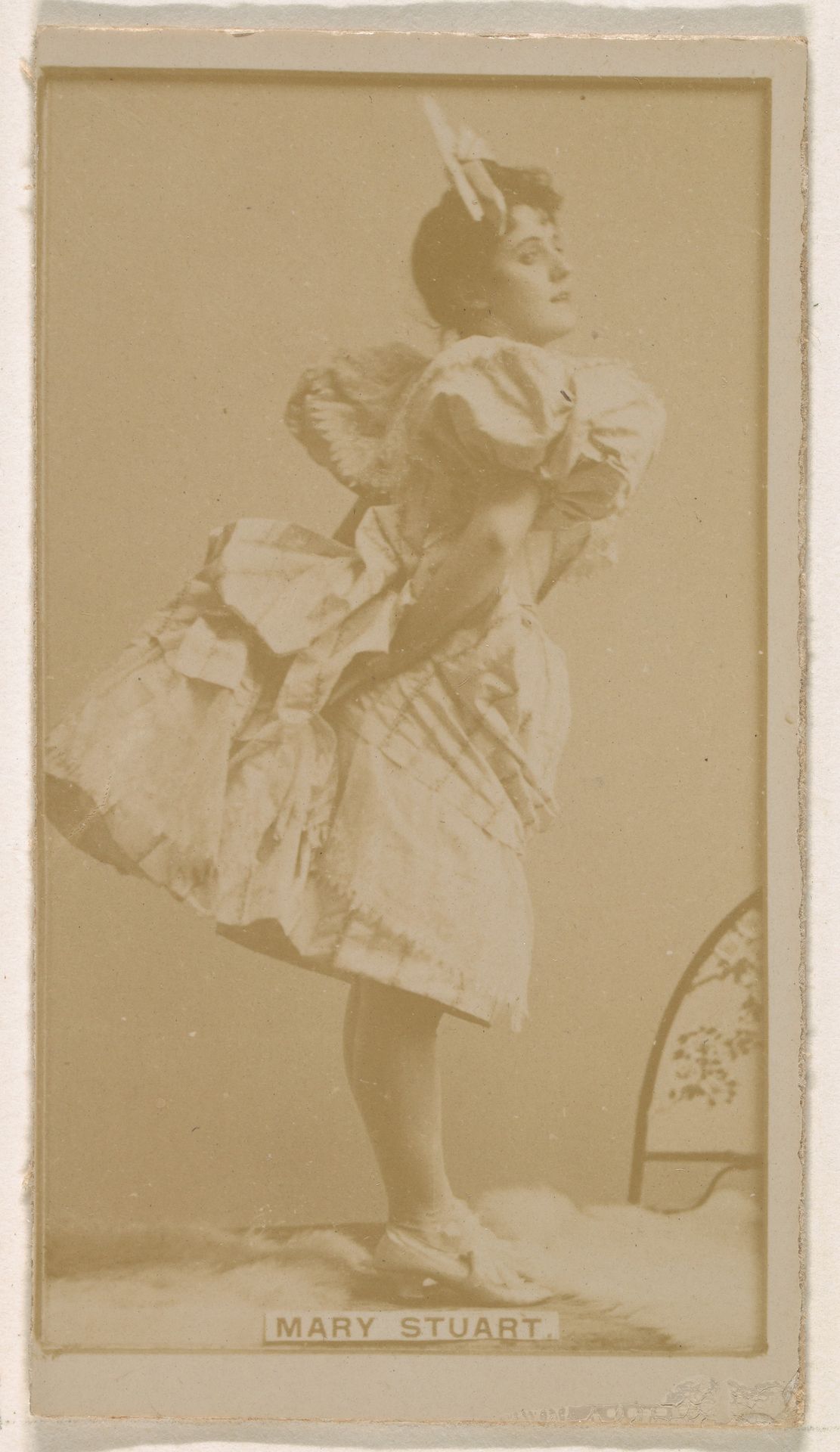 Mary Stuart, from the Actresses series (N245) issued by Kinney Brothers to promote Sweet Caporal Cigarettes by Kinney Brothers Tobacco Company