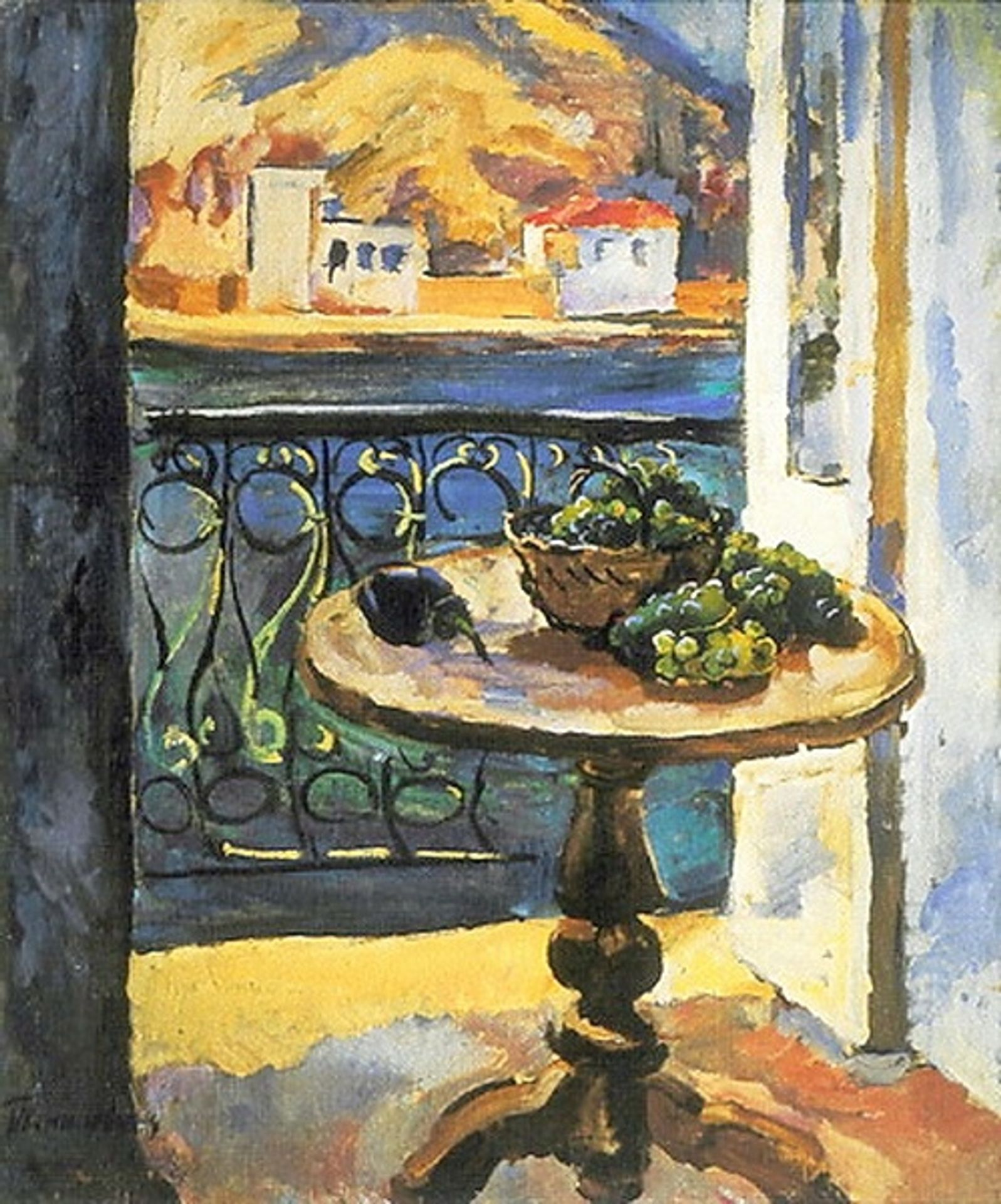 Balaklava. The balcony. by Pyotr Konchalovsky