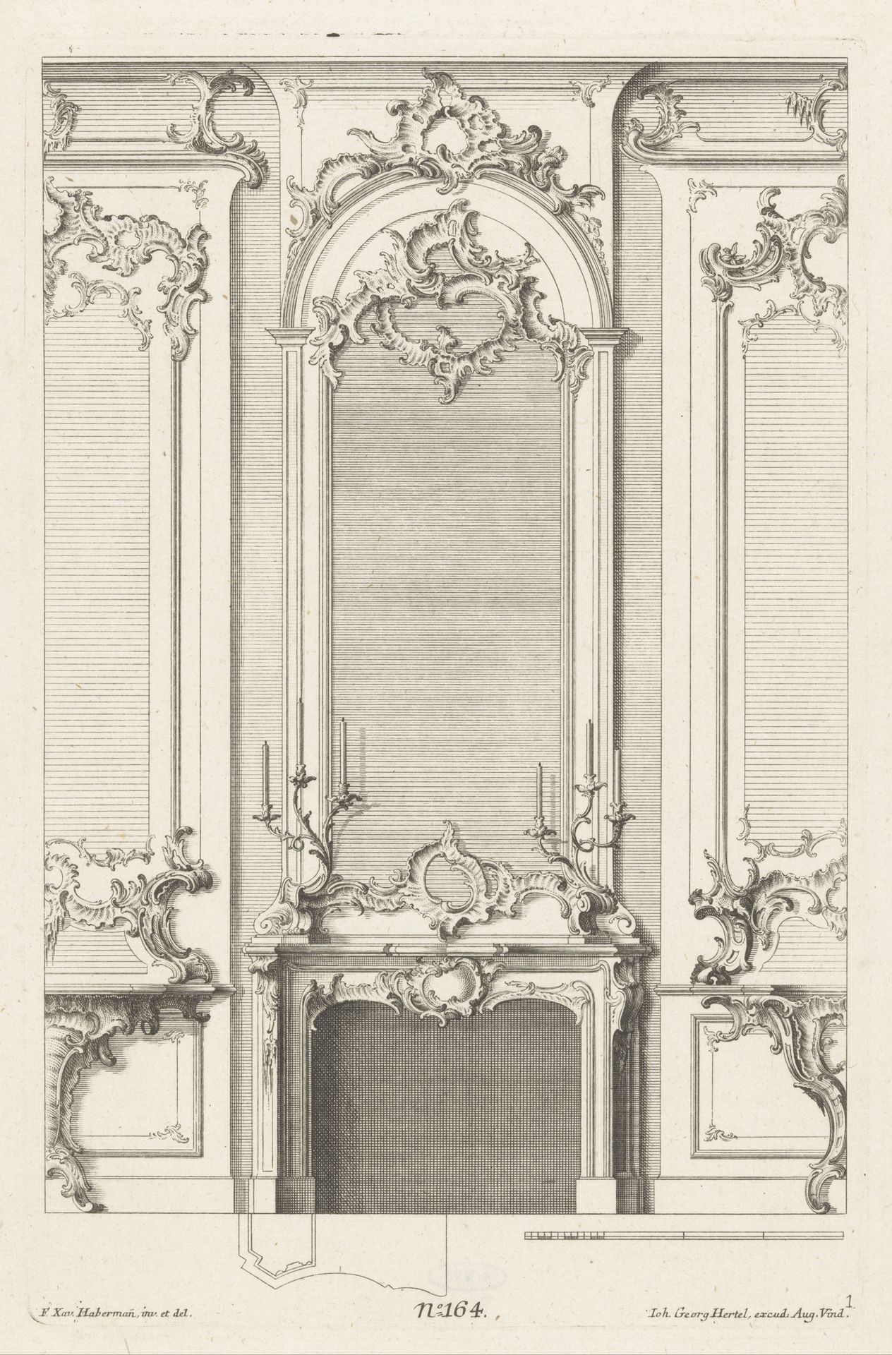 Schouw met kandelaars by Emanuel Eichel