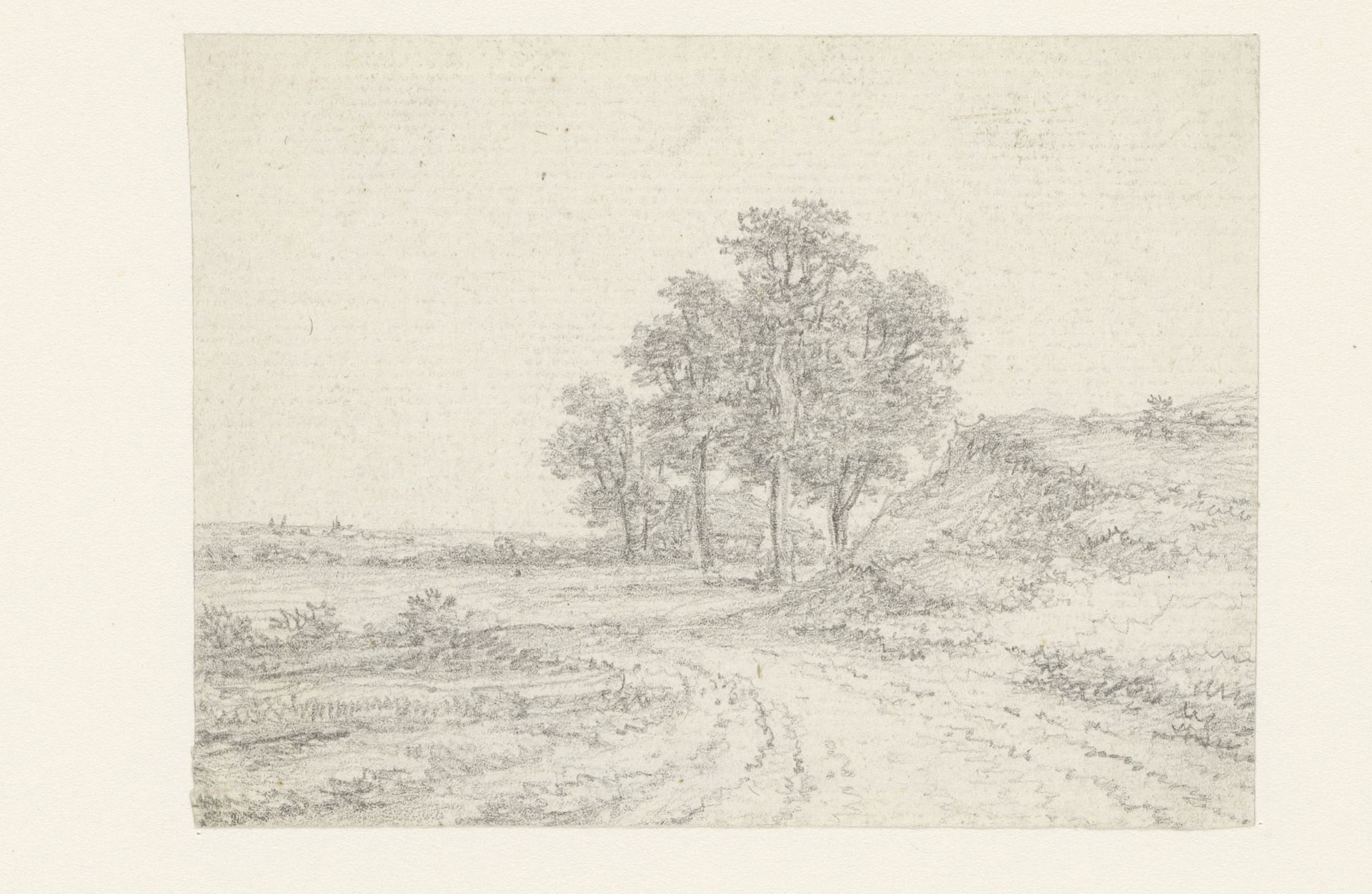 Landschap met landweg by Georges Michel