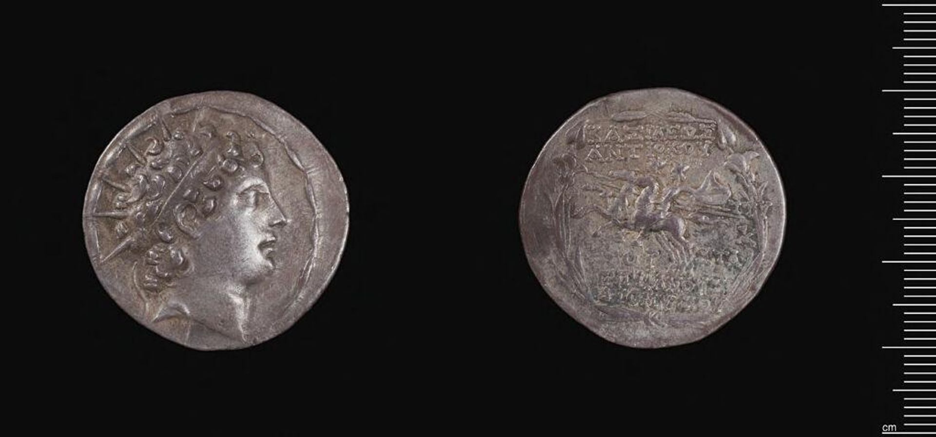 Tetradrachm of Antiochos VI Dionysos of Syria by Antiochos VI Dionysos