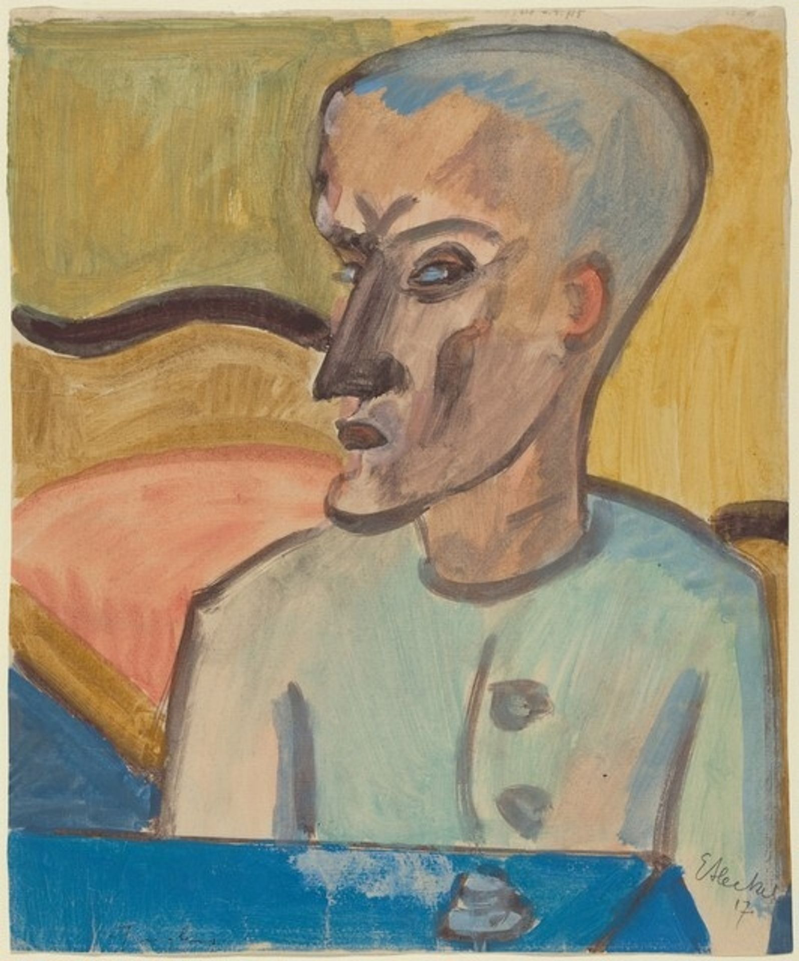 Young Man by Erich Heckel