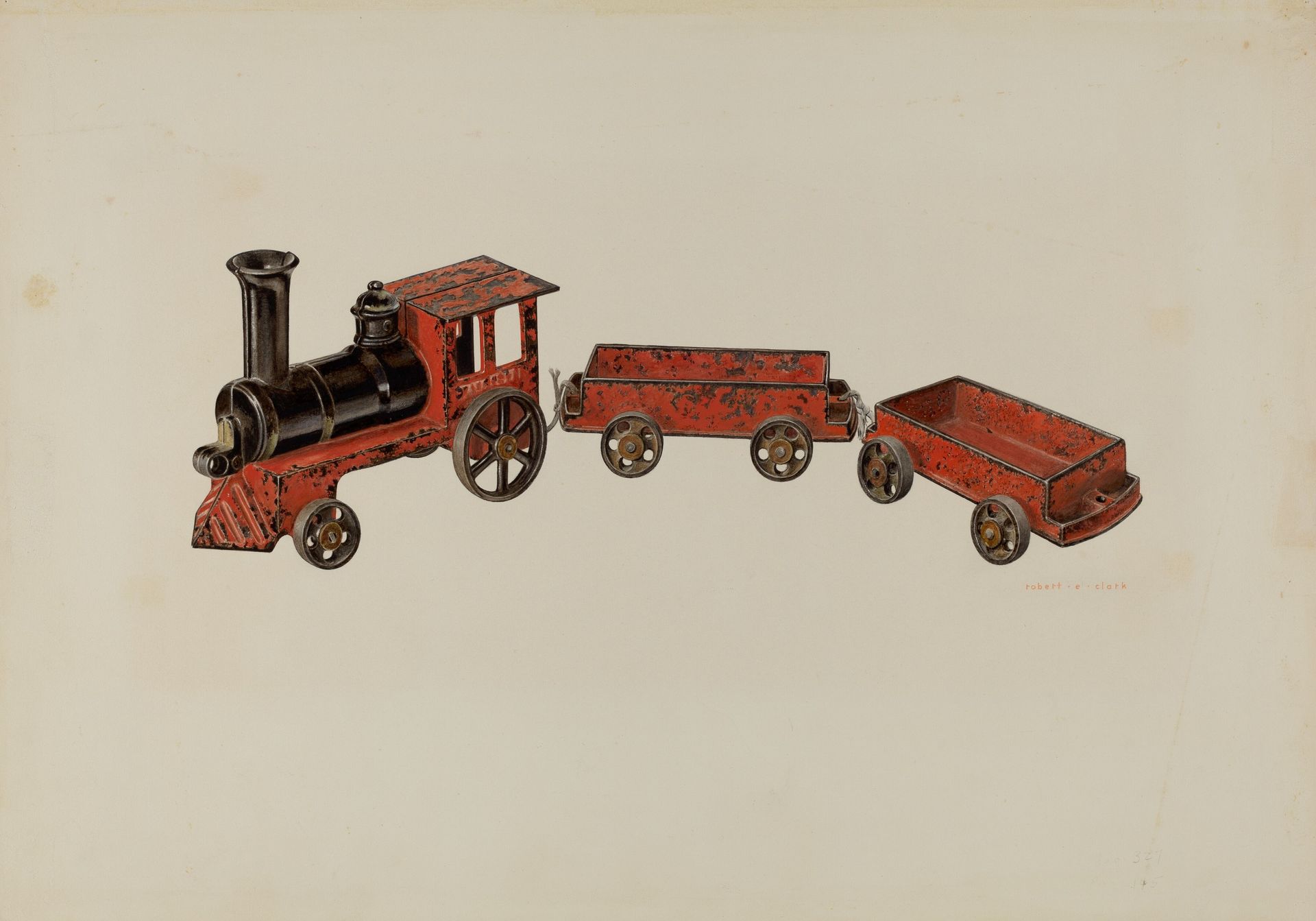 Toy Train by Robert Clark
